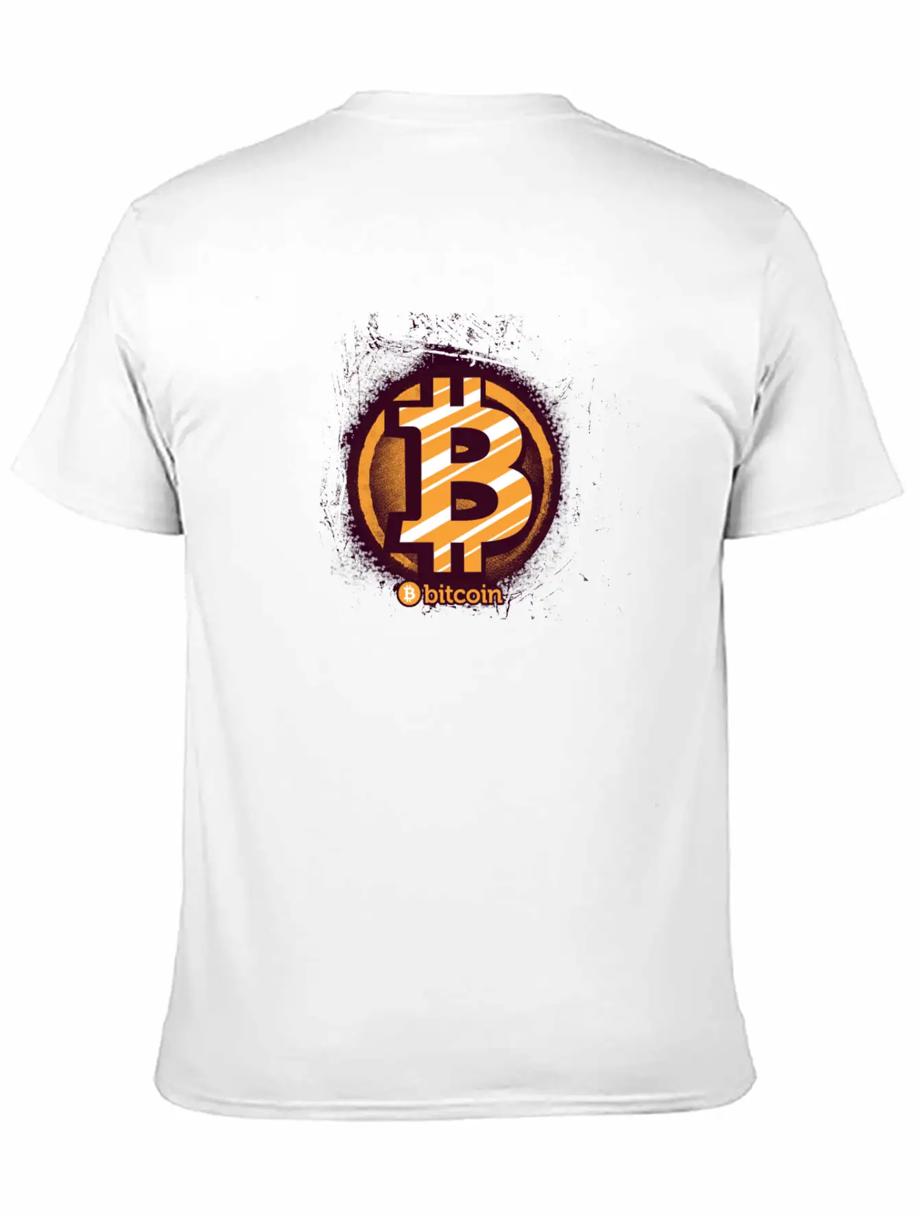 Bitcoin Sign Stylish Everyday T-Shirt – Unisex Basic Cotton Tee