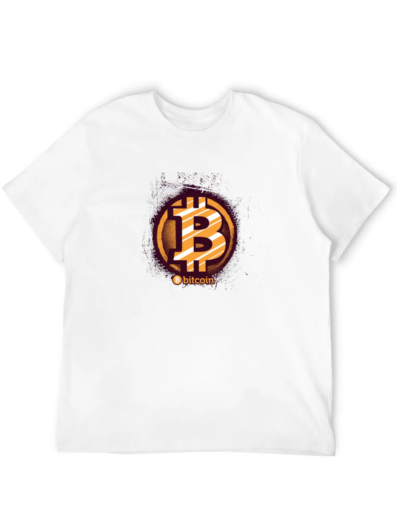 Bitcoin Sign Stylish Everyday T-Shirt – Unisex Basic Cotton Tee