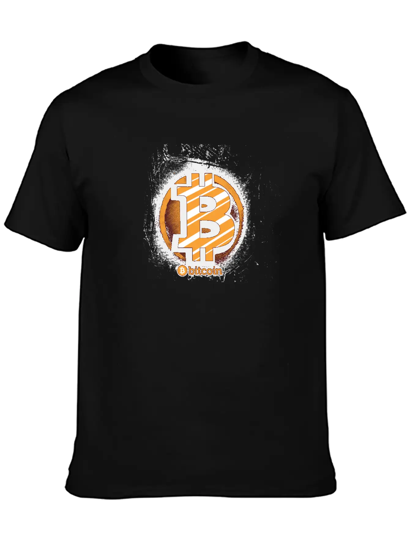 Bitcoin Sign Stylish Everyday T-Shirt – Unisex Basic Cotton Tee