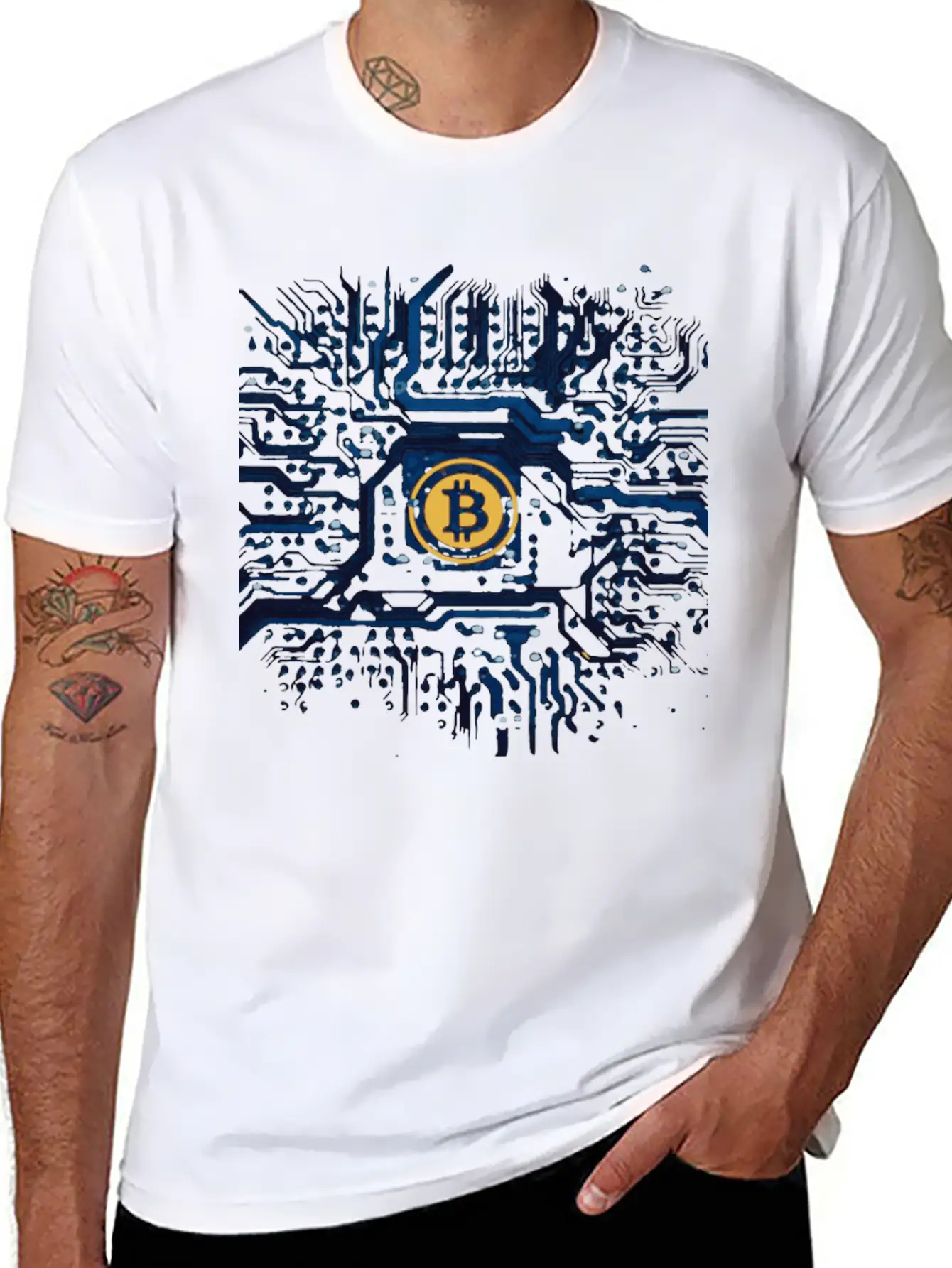 Bitcoin Stylish Everyday T-Shirt – Unisex Basic Cotton Tee