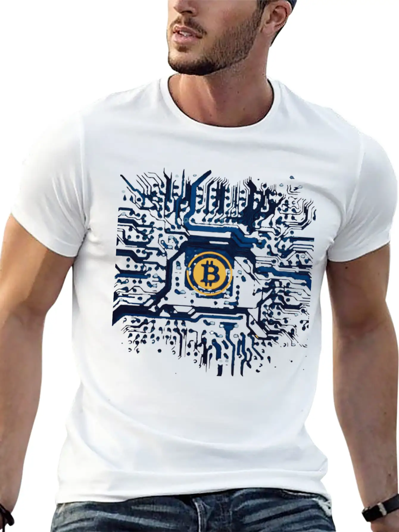 Bitcoin Stylish Everyday T-Shirt – Unisex Basic Cotton Tee