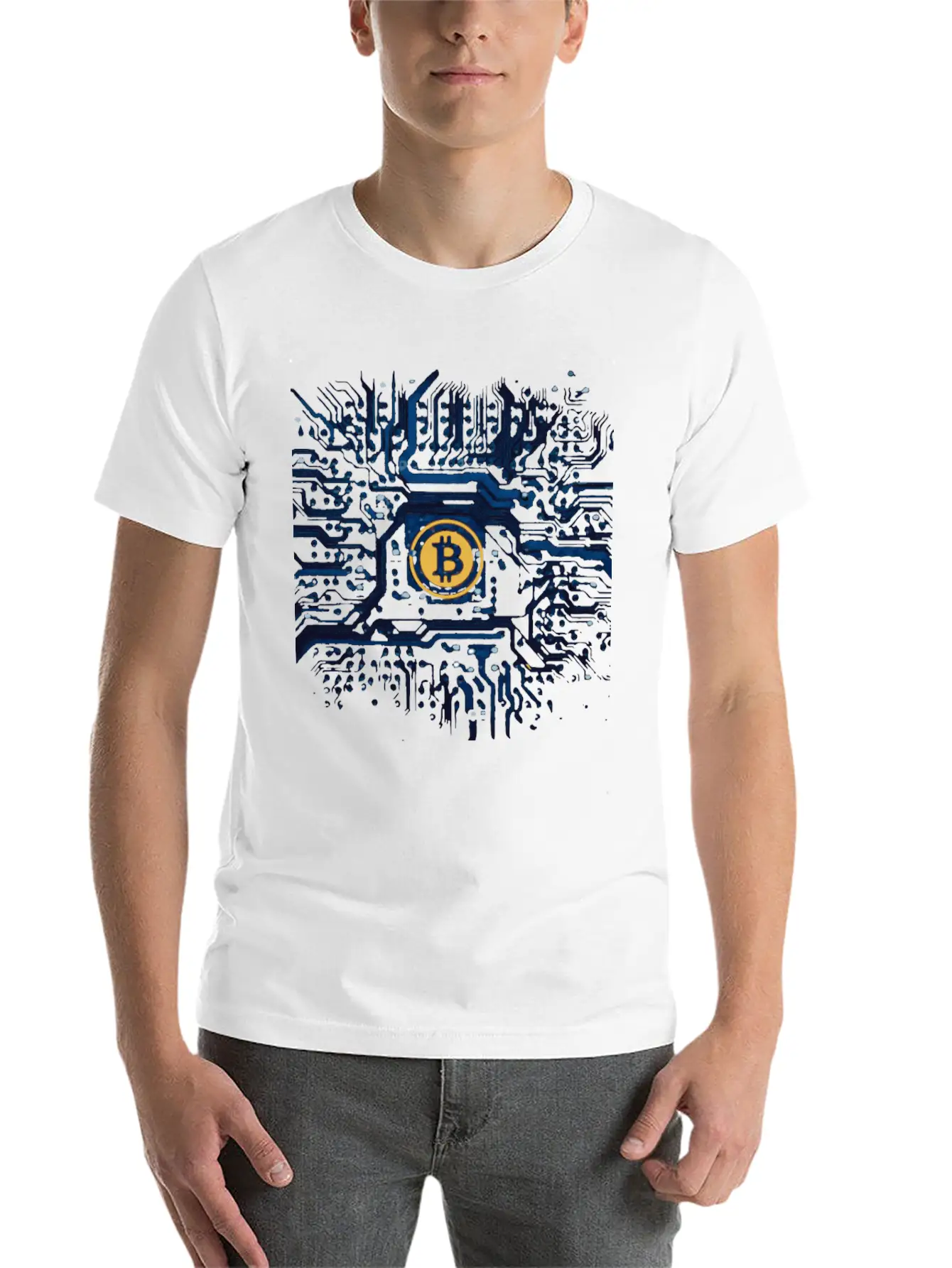 Bitcoin Stylish Everyday T-Shirt – Unisex Basic Cotton Tee