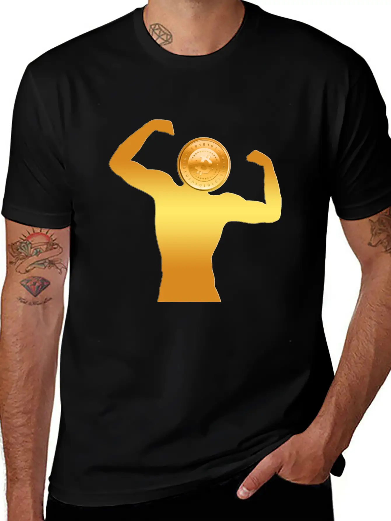 Bitcoin Unisex Casual T-Shirt – Clean Design For Daily Comfort