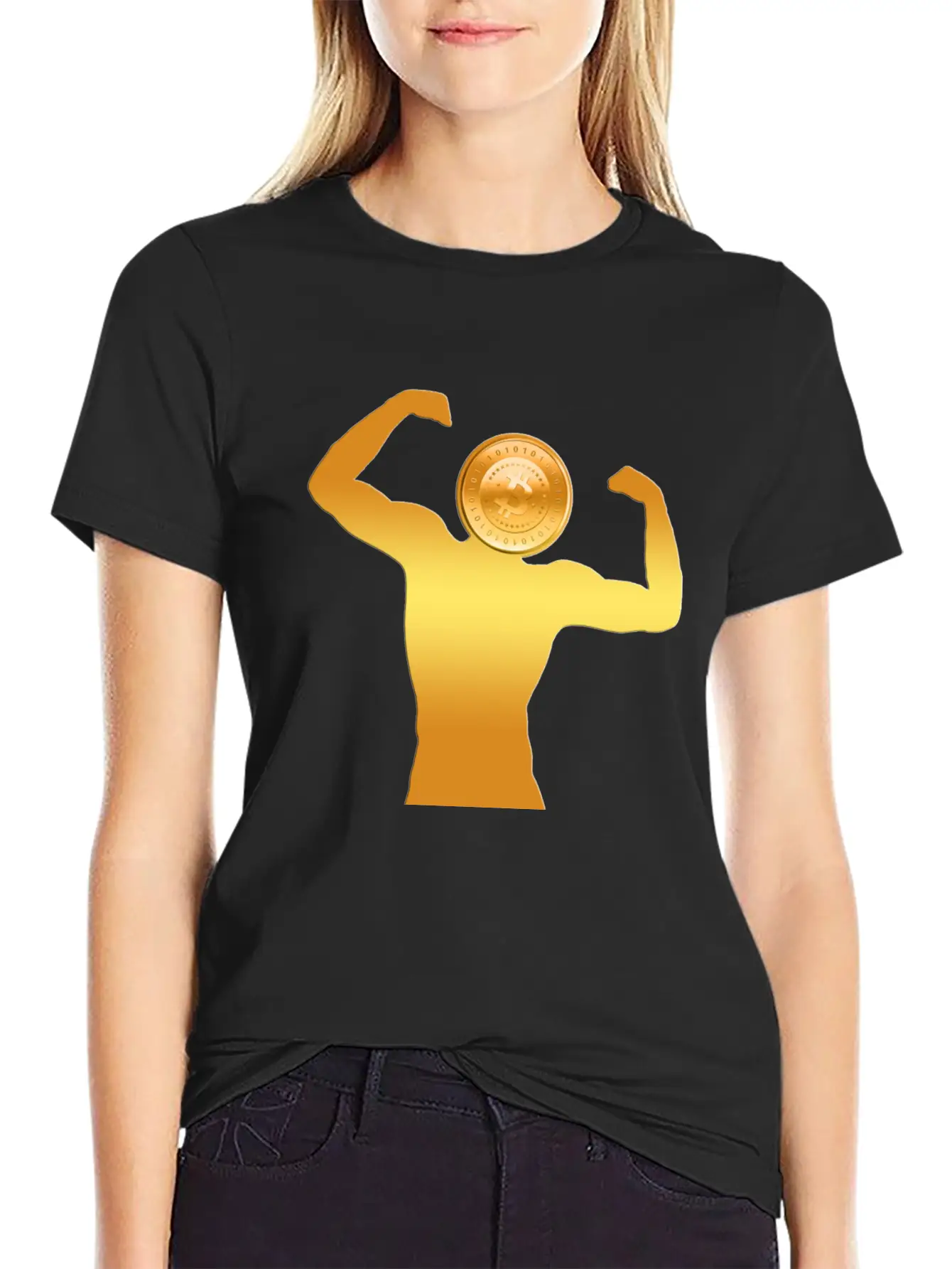 Bitcoin Unisex Casual T-Shirt – Clean Design For Daily Comfort