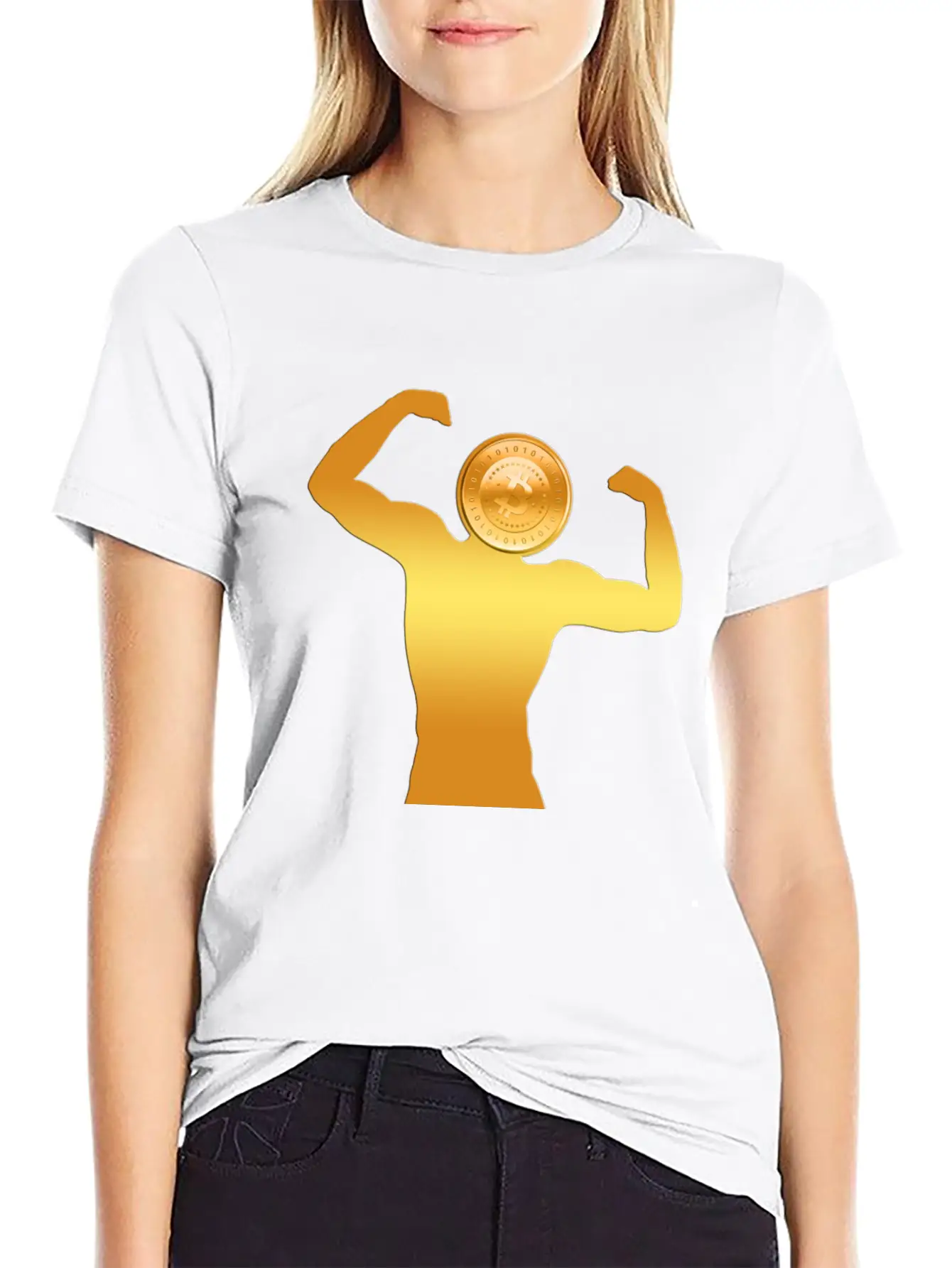Bitcoin Unisex Casual T-Shirt – Clean Design For Daily Comfort