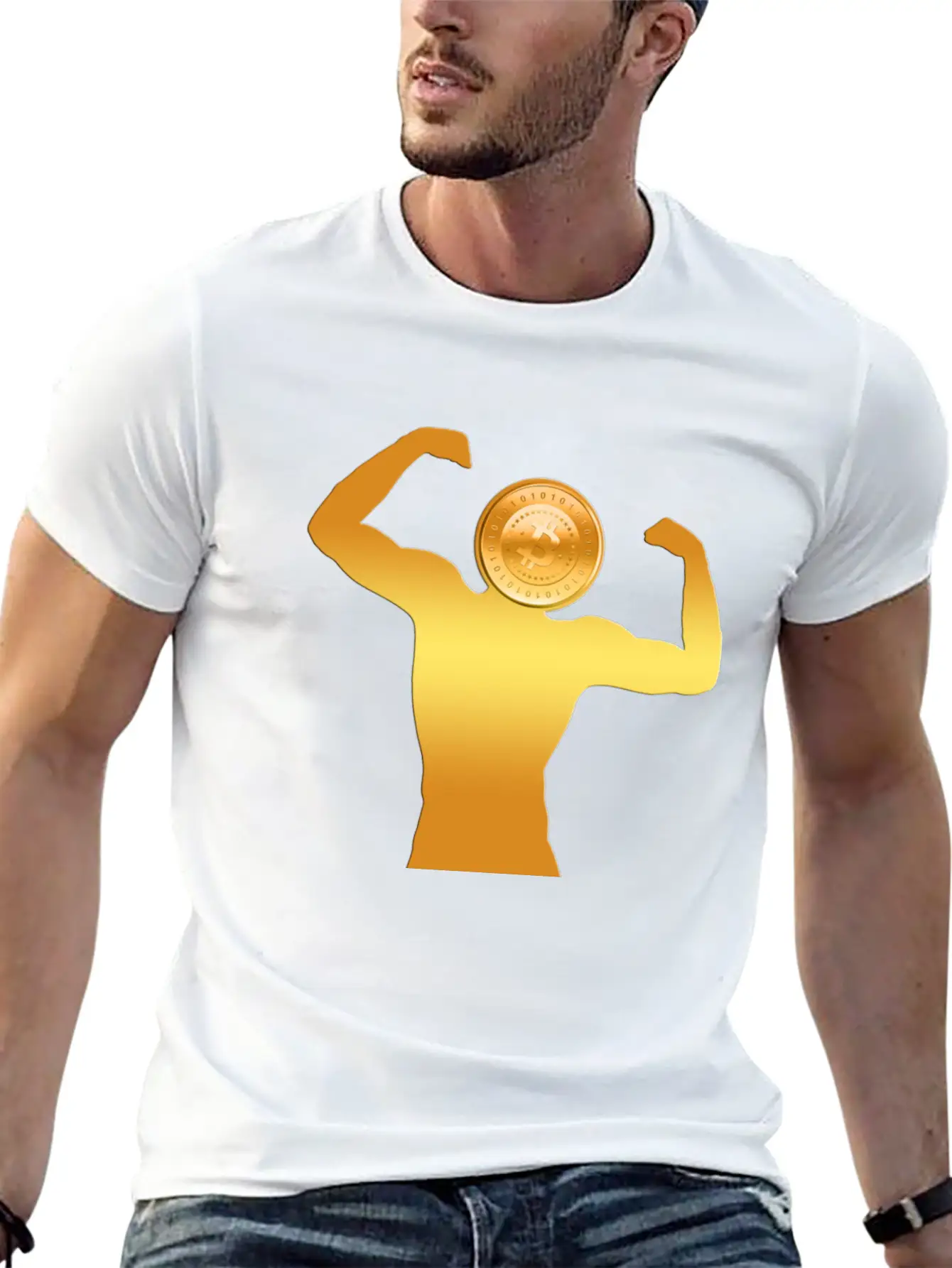 Bitcoin Unisex Casual T-Shirt – Clean Design For Daily Comfort