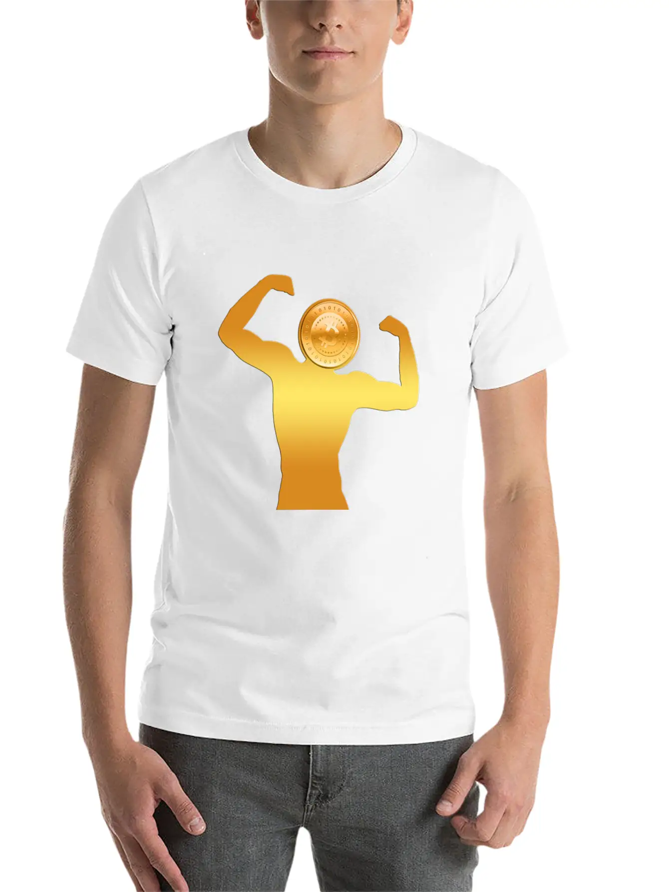 Bitcoin Unisex Casual T-Shirt – Clean Design For Daily Comfort