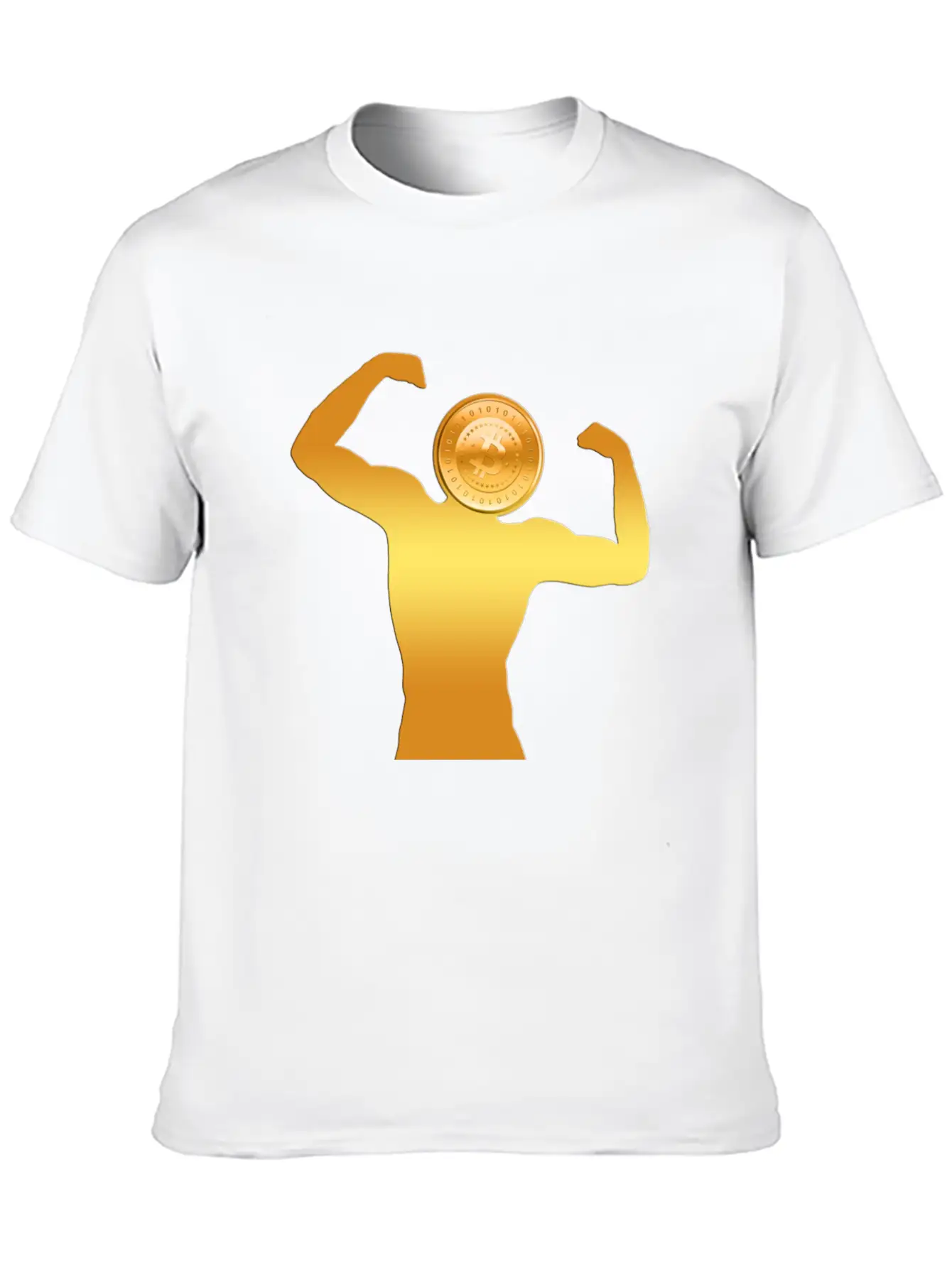 Bitcoin Unisex Casual T-Shirt – Clean Design For Daily Comfort