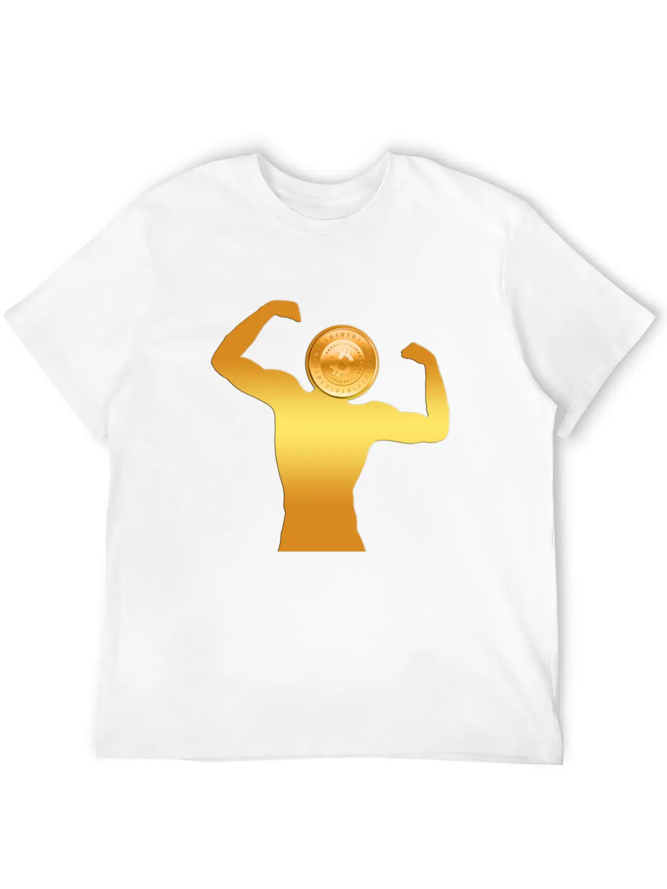 Bitcoin Unisex Casual T-Shirt – Clean Design For Daily Comfort
