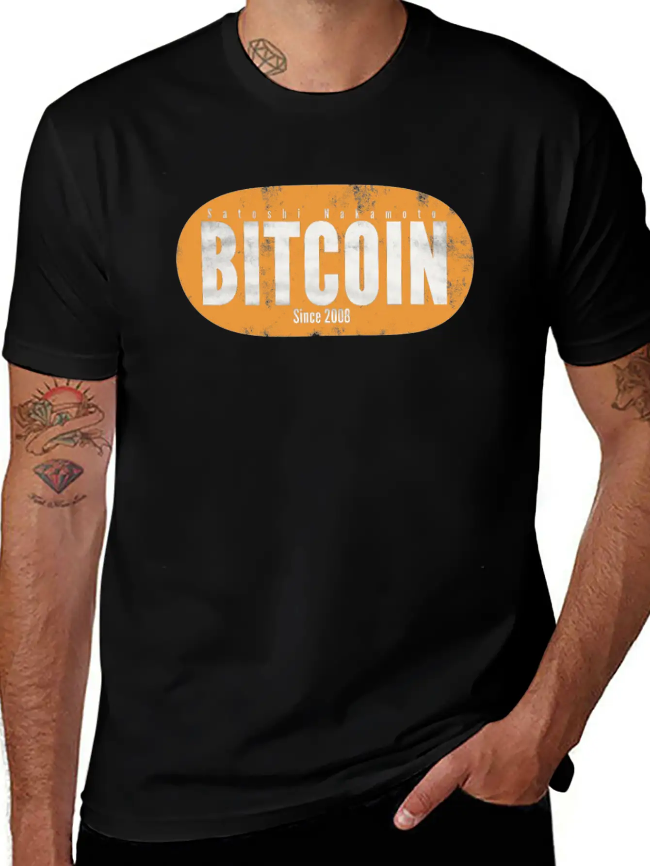 Bitcoin Unisex Short Sleeve Soft Cotton T-Shirt – Casual Everyday Wear