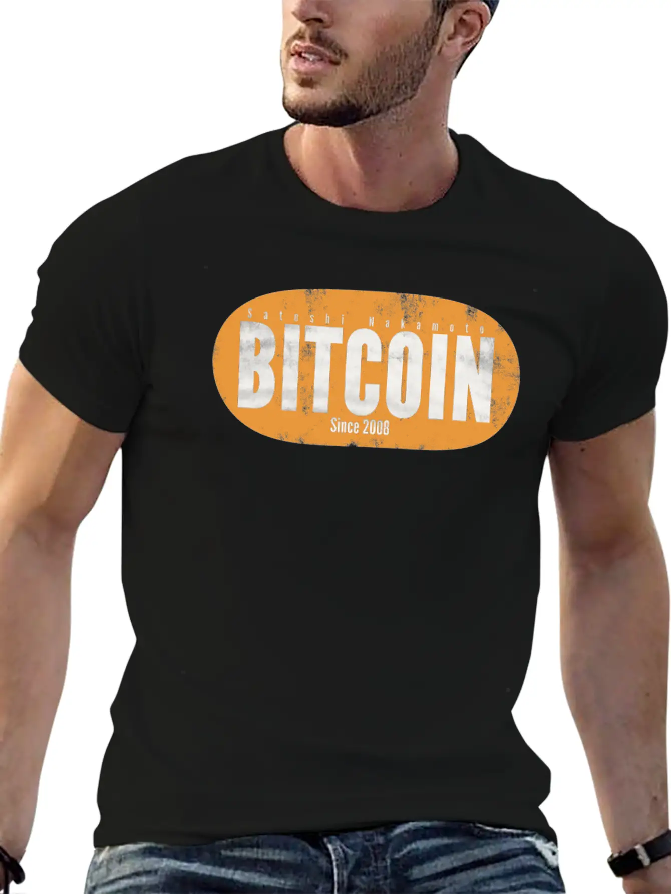 Bitcoin Unisex Short Sleeve Soft Cotton T-Shirt – Casual Everyday Wear