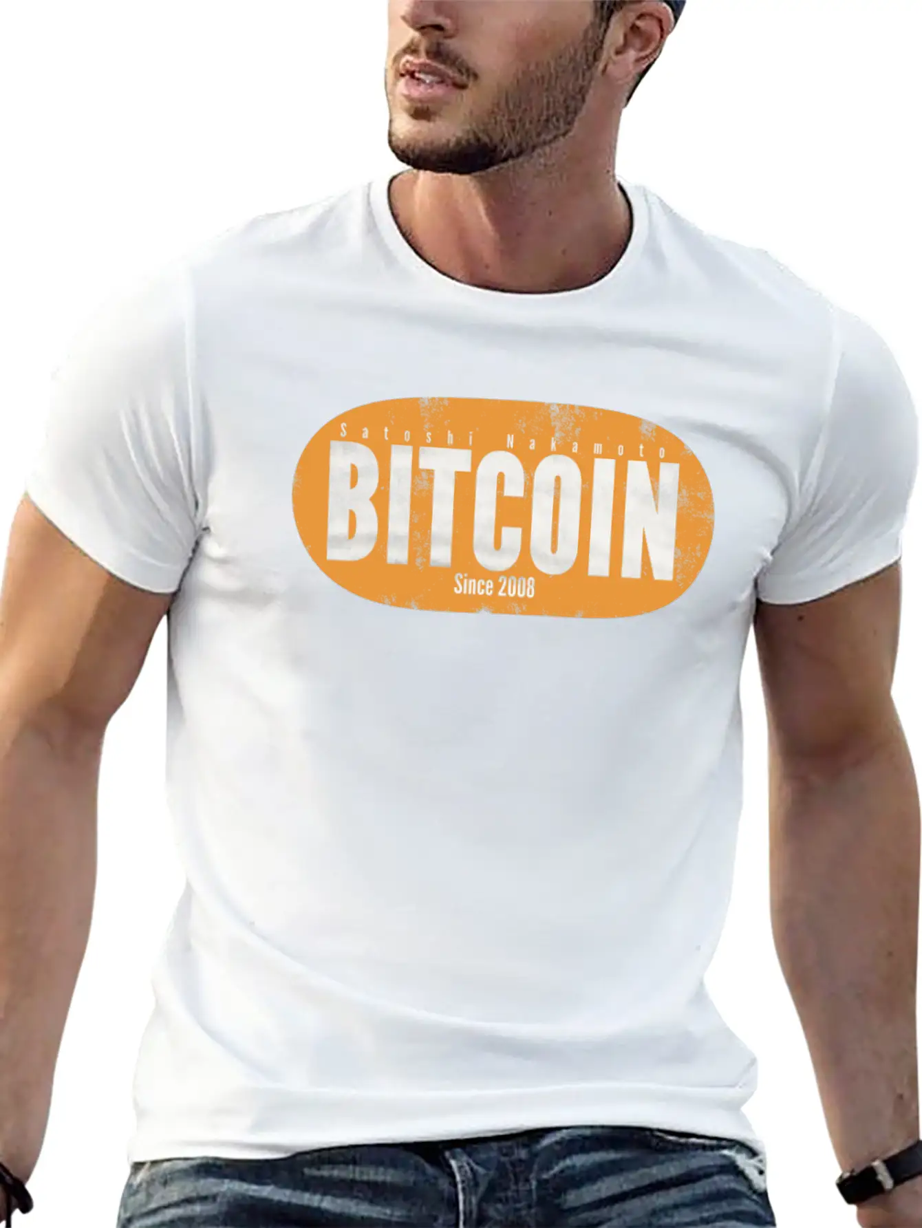 Bitcoin Unisex Short Sleeve Soft Cotton T-Shirt – Casual Everyday Wear