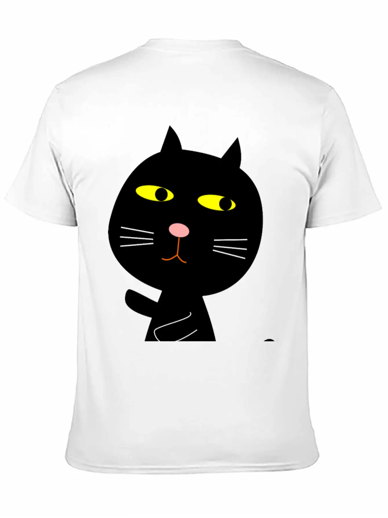 Black Cat Basic Graphic T-Shirt – Daily Comfort In Soft Cotton