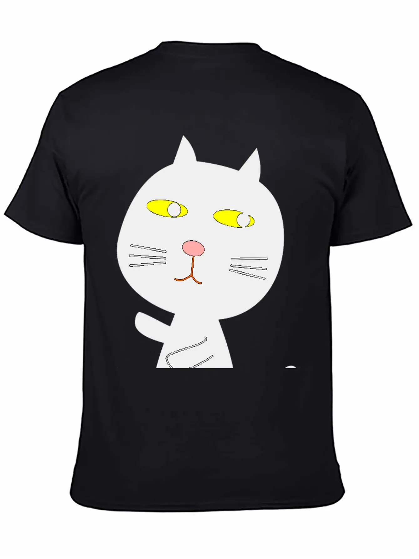 Black Cat Basic Graphic T-Shirt – Daily Comfort In Soft Cotton