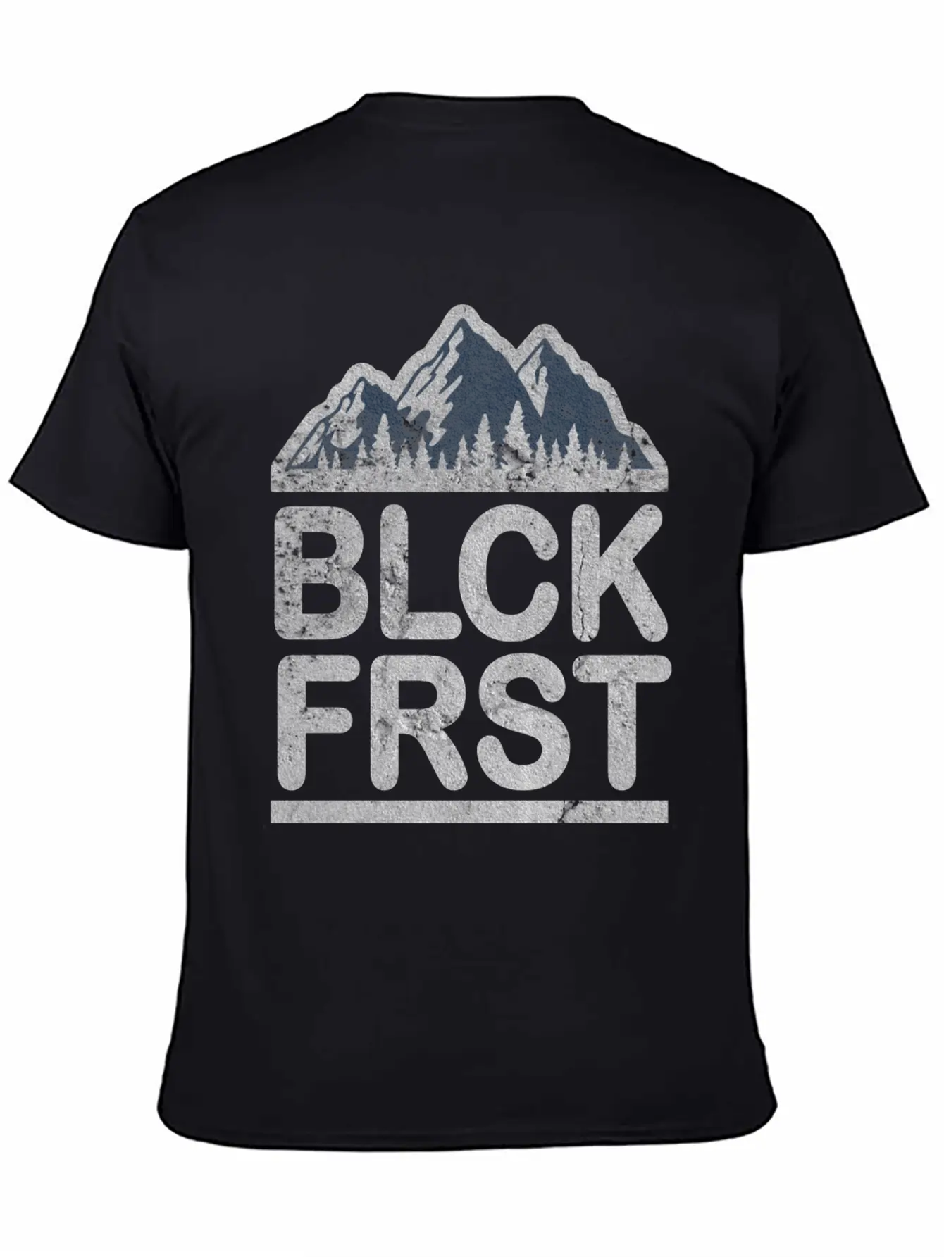 Black Forest Hiking Unisex Short Sleeve Soft Cotton T-Shirt – Casual Everyday Wear