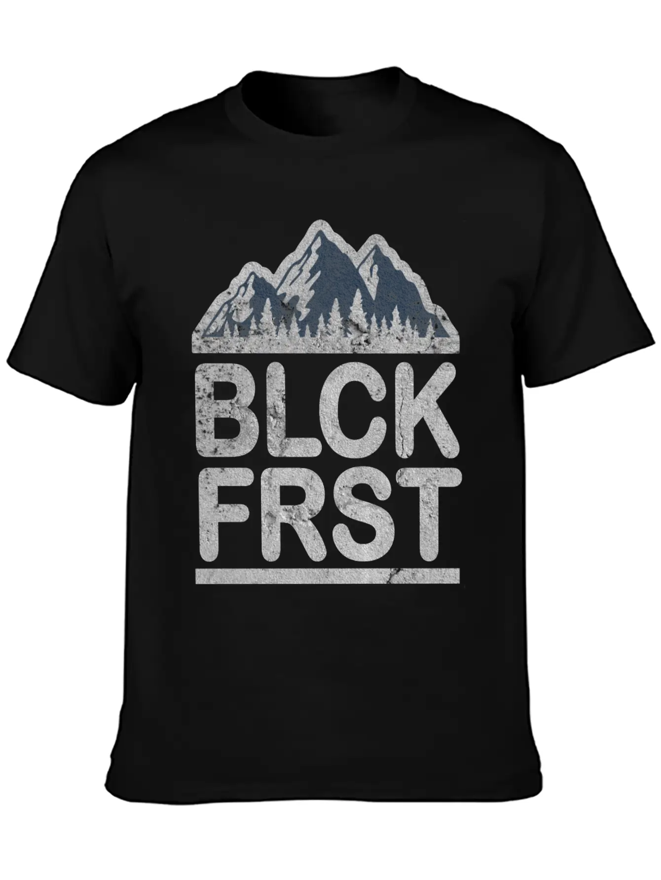 Black Forest Hiking Unisex Short Sleeve Soft Cotton T-Shirt – Casual Everyday Wear