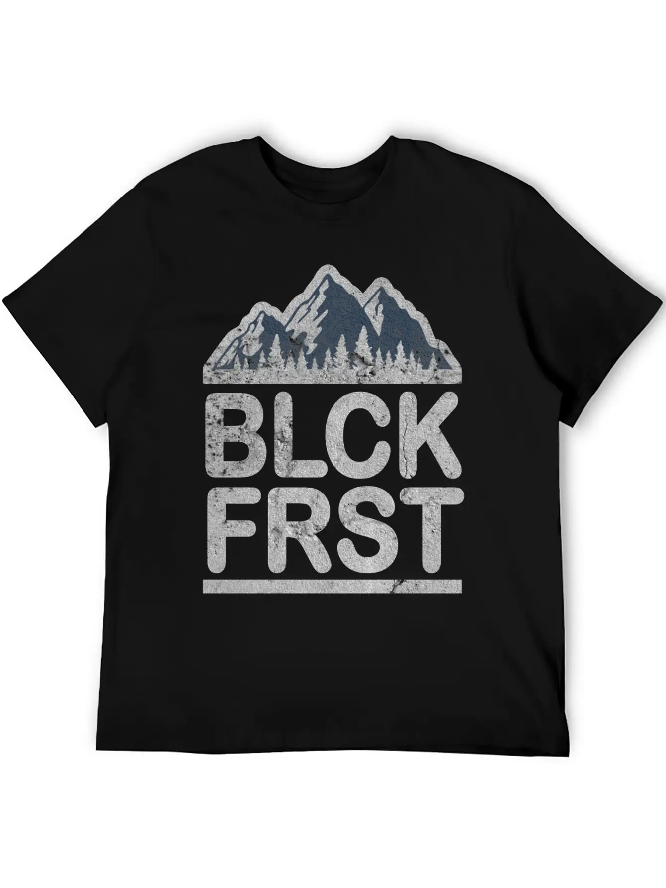 Black Forest Hiking Unisex Short Sleeve Soft Cotton T-Shirt – Casual Everyday Wear