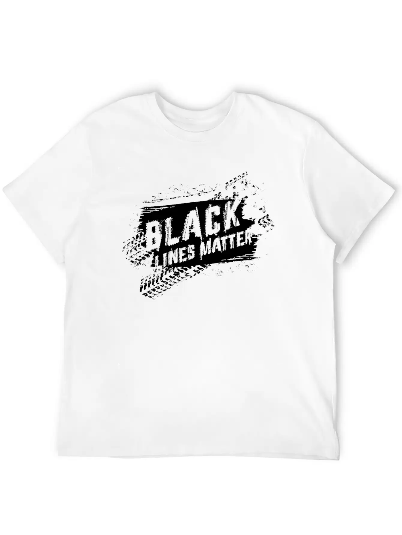 Black Line Matters Essential Unisex Summer Tee – Soft Cotton Casual Fit