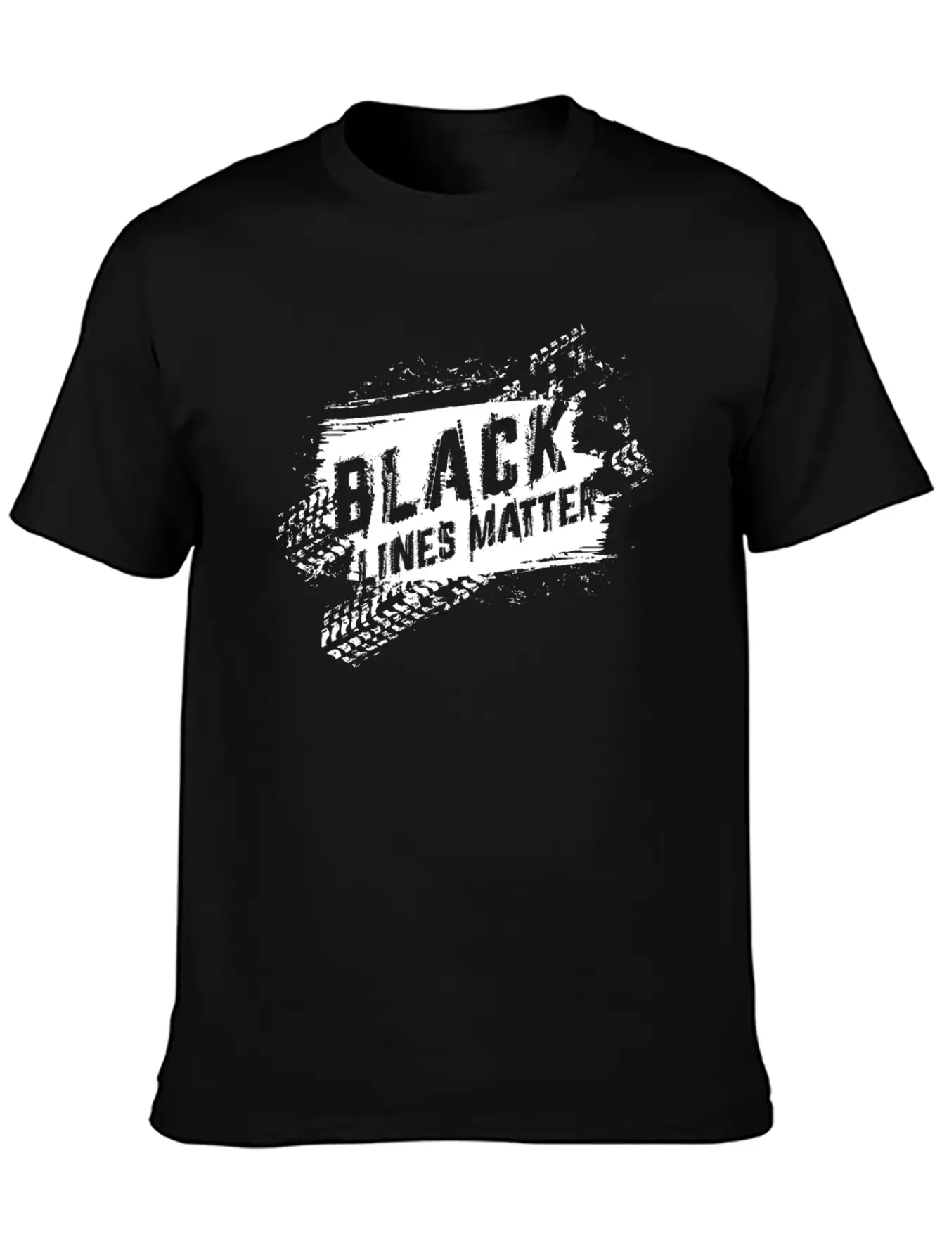 Black Line Matters Essential Unisex Summer Tee – Soft Cotton Casual Fit