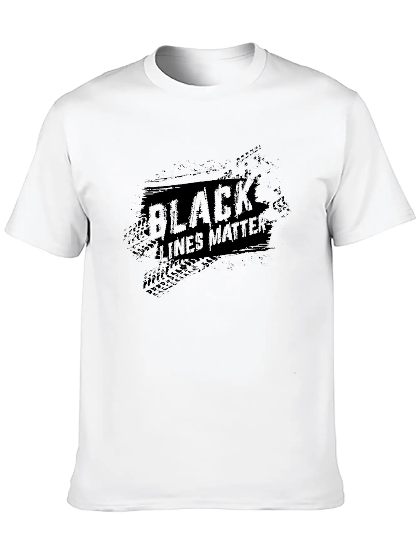Black Line Matters Essential Unisex Summer Tee – Soft Cotton Casual Fit