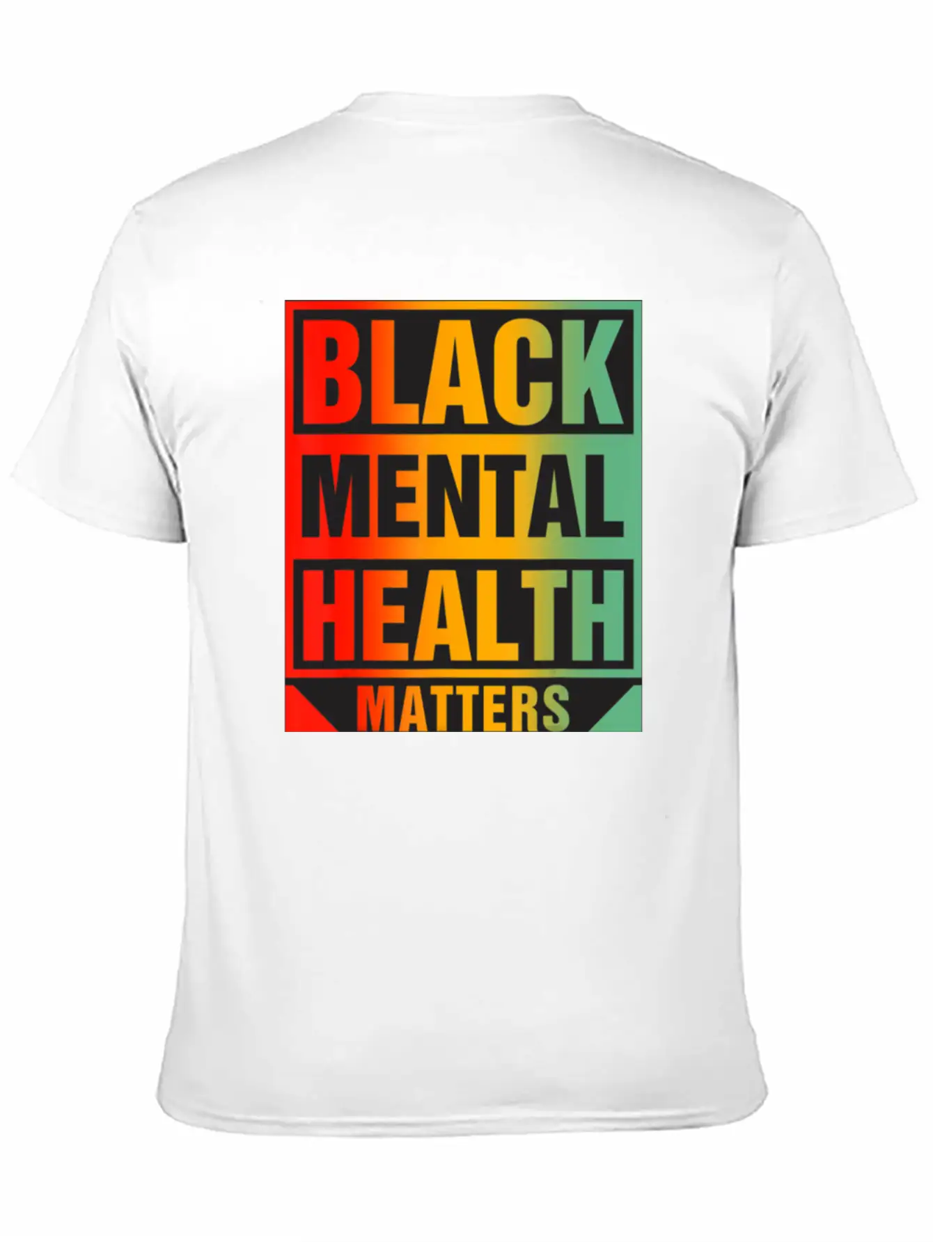 Black Mental Health Matters Unisex Casual T-Shirt – Clean Design For Daily Comfort