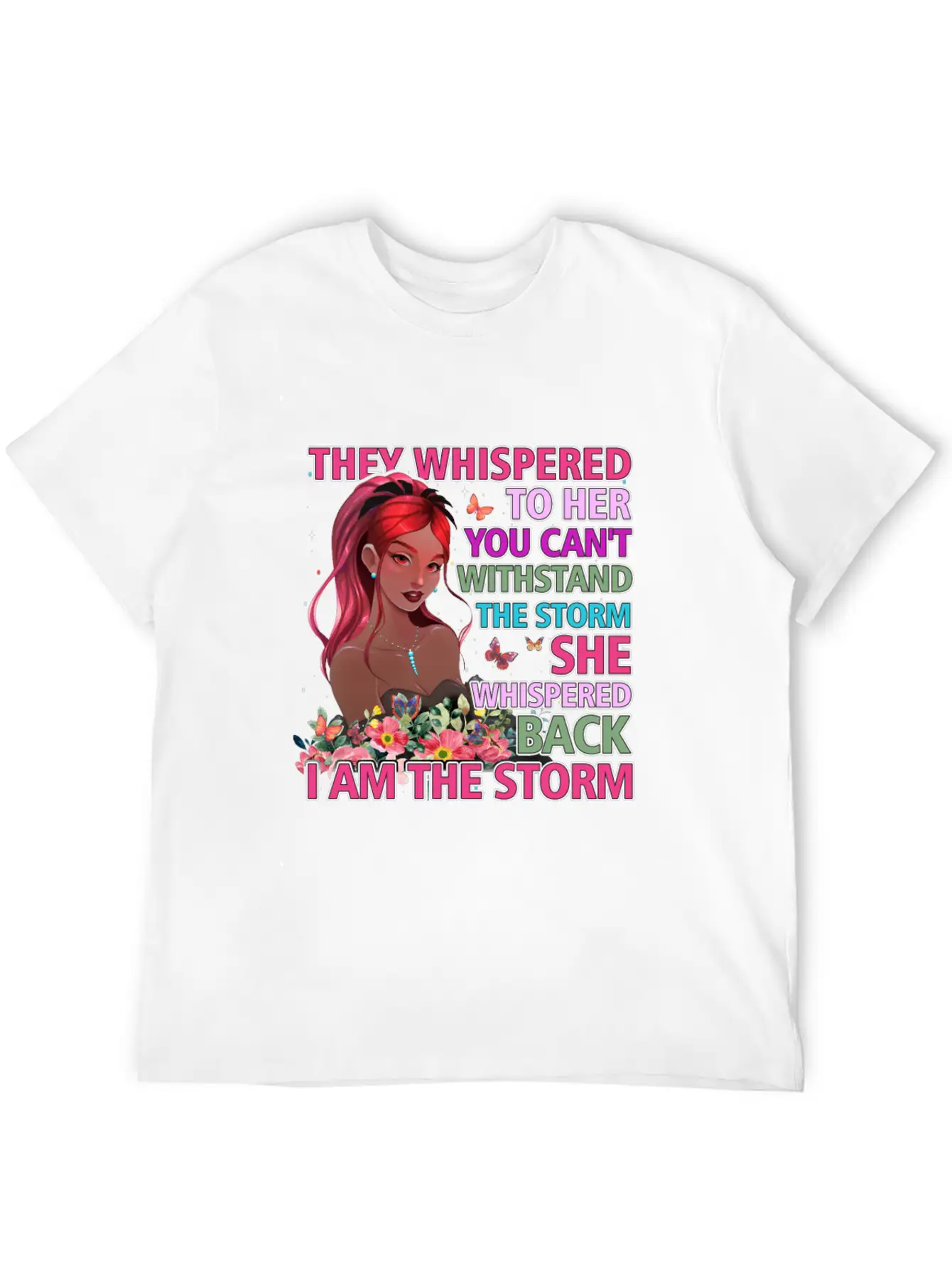 Black Queen Natural Afro African American Storm Unisex Short Sleeve Soft Cotton T-Shirt – Casual Everyday Wear