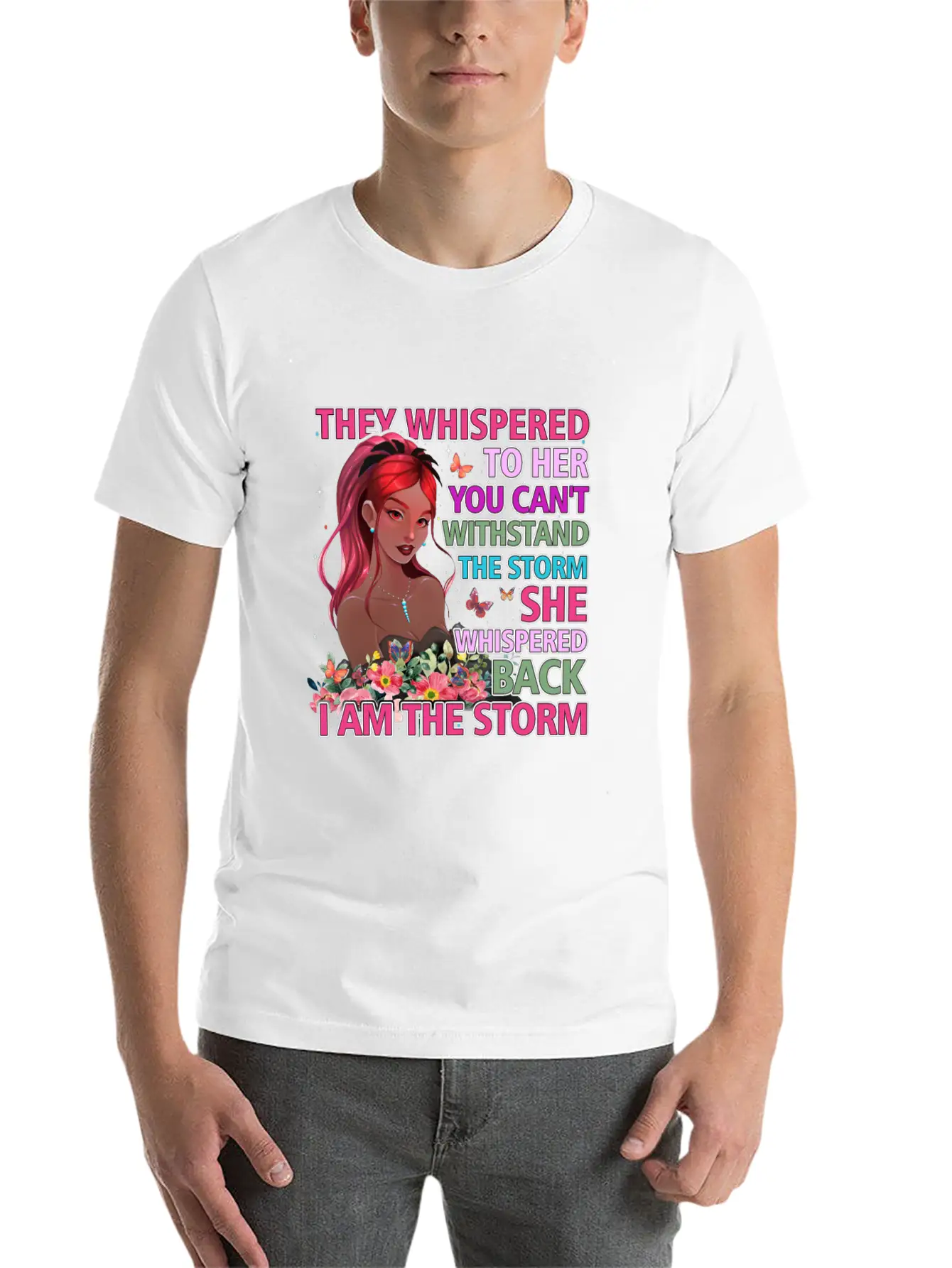 Black Queen Natural Afro African American Storm Unisex Short Sleeve Soft Cotton T-Shirt – Casual Everyday Wear
