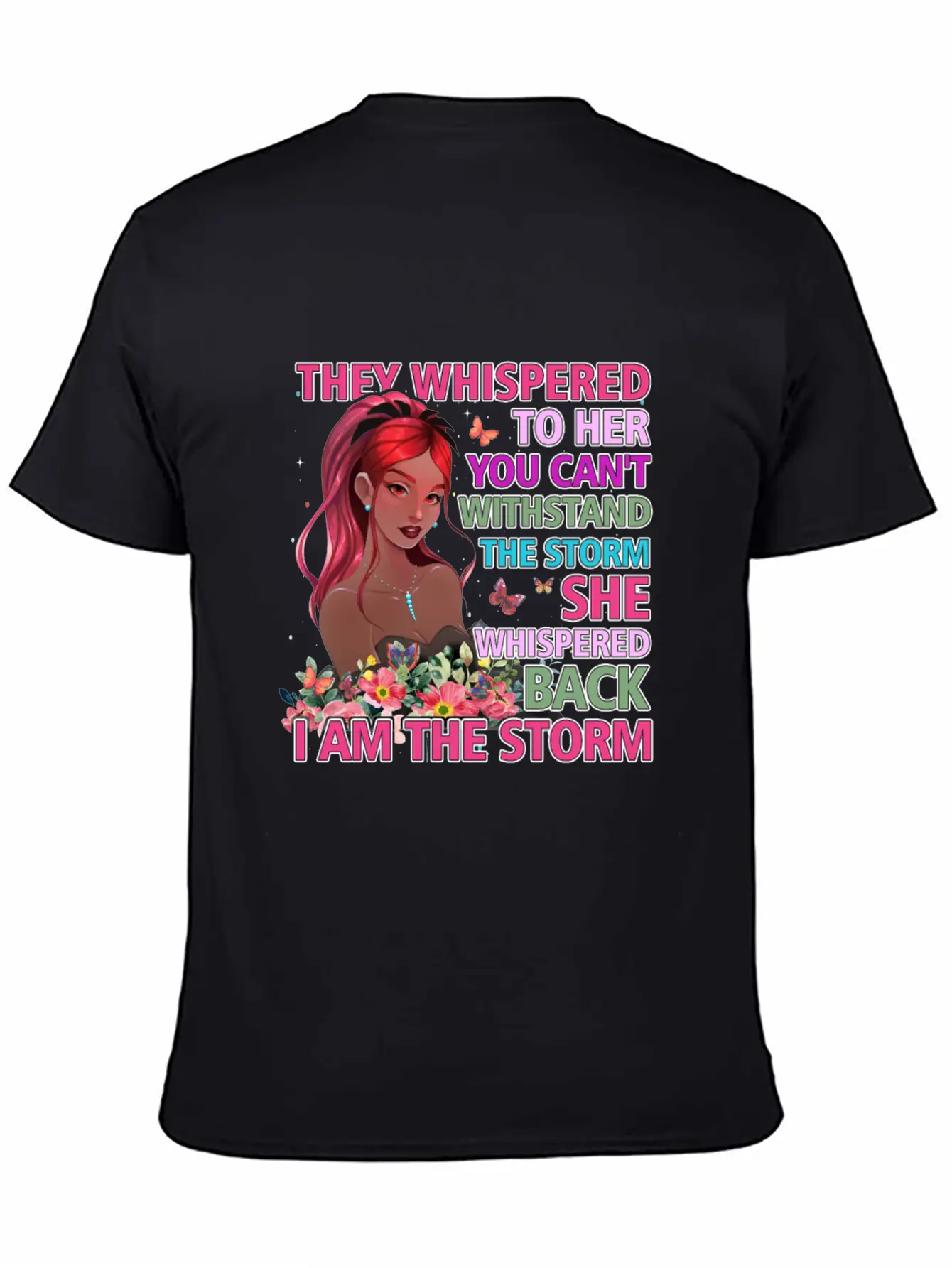 Black Queen Natural Afro African American Storm Unisex Short Sleeve Soft Cotton T-Shirt – Casual Everyday Wear