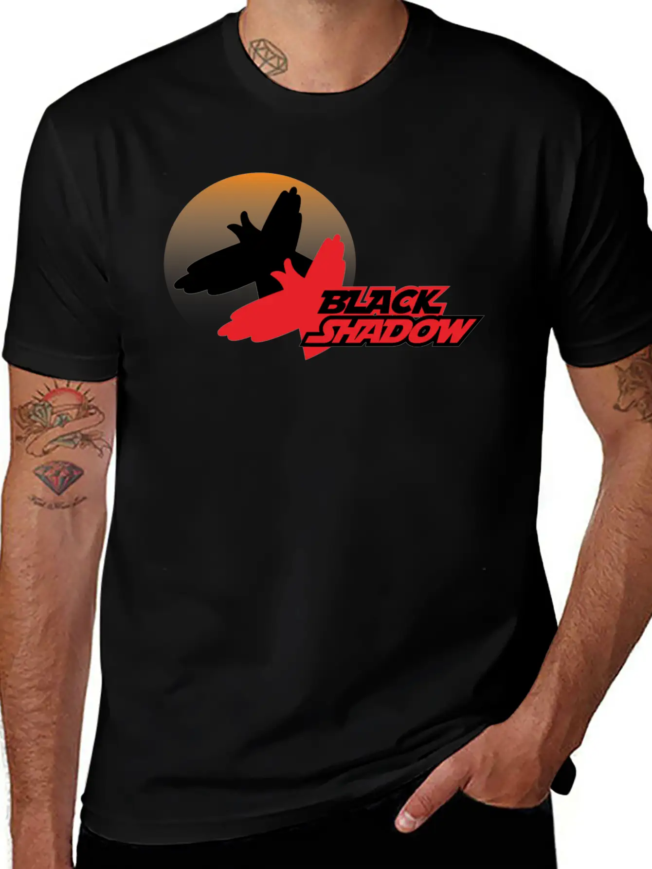 Black Shadow Relaxed Everyday Tee – Lightweight And Durable Cotton