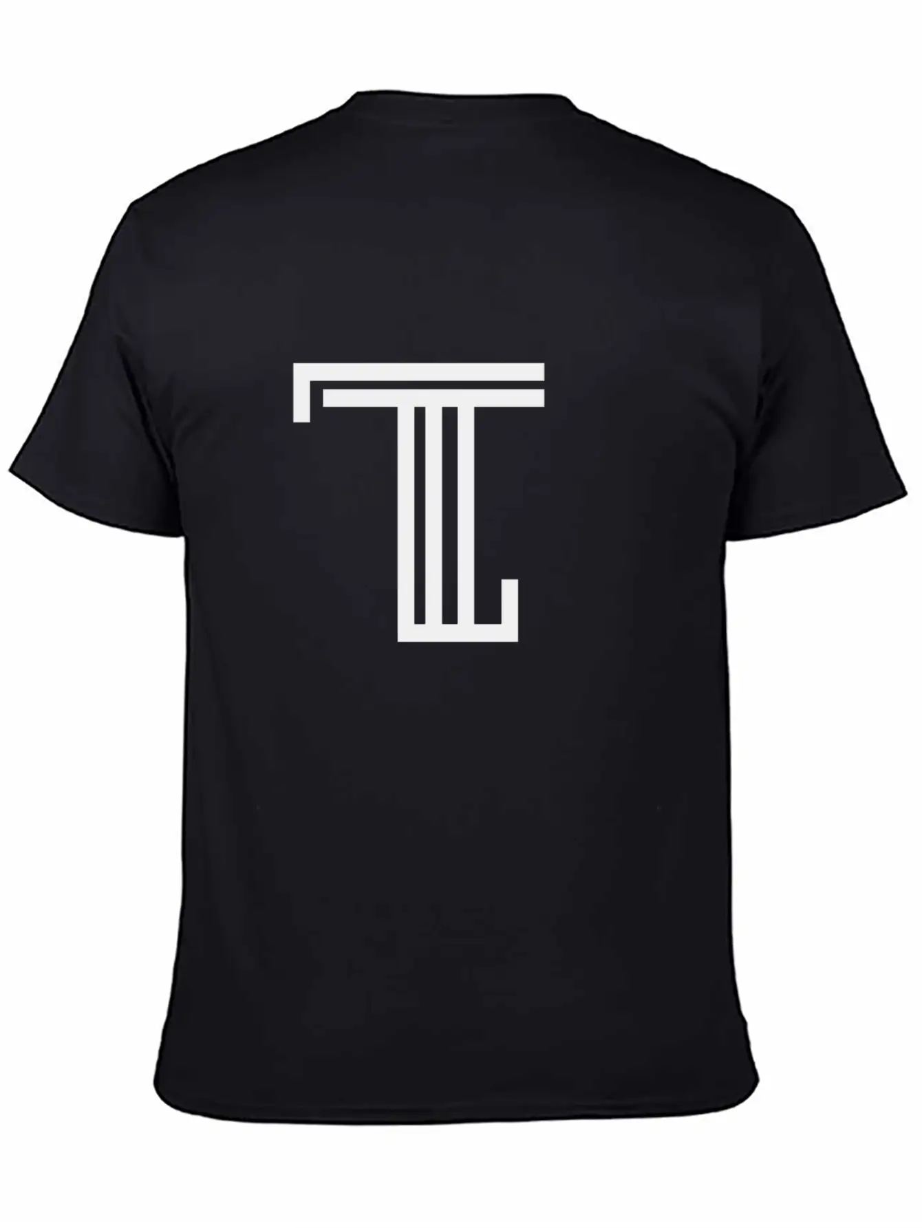 Black Tone Logo Hoodie Unisex Short Sleeve Soft Cotton T-Shirt – Casual Everyday Wear