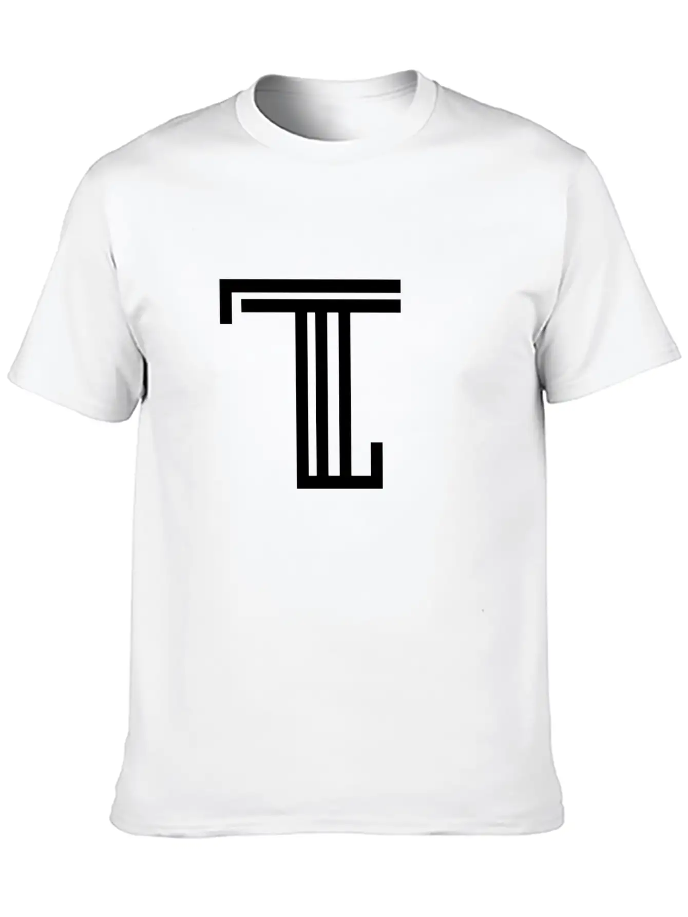 Black Tone Logo Hoodie Unisex Short Sleeve Soft Cotton T-Shirt – Casual Everyday Wear