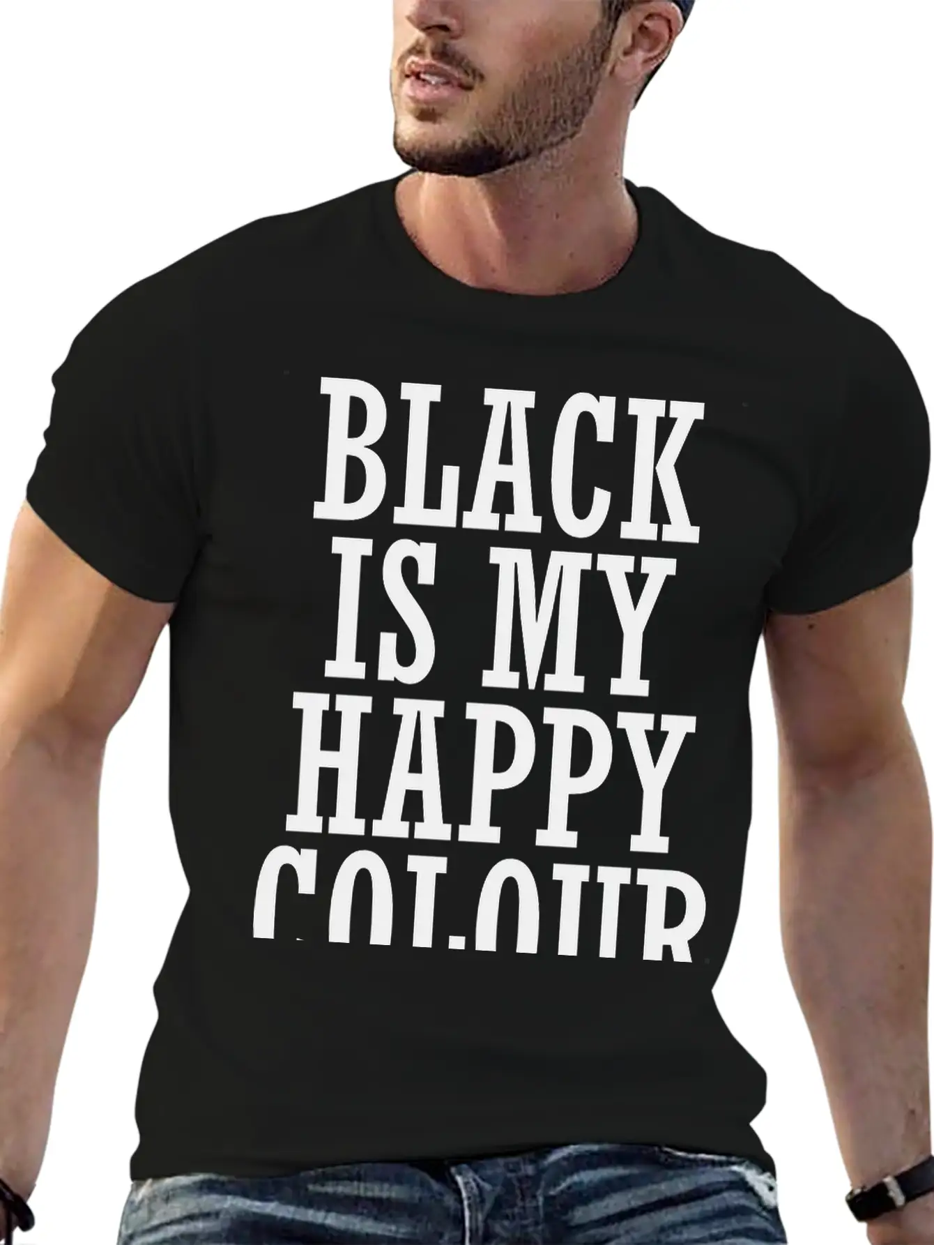 Black Unisex Short Sleeve Soft Cotton T-Shirt – Casual Everyday Wear