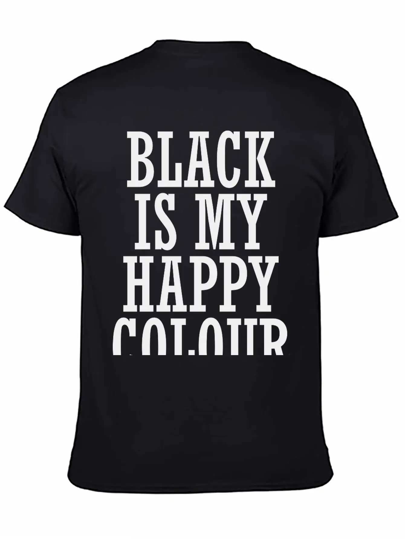 Black Unisex Short Sleeve Soft Cotton T-Shirt – Casual Everyday Wear