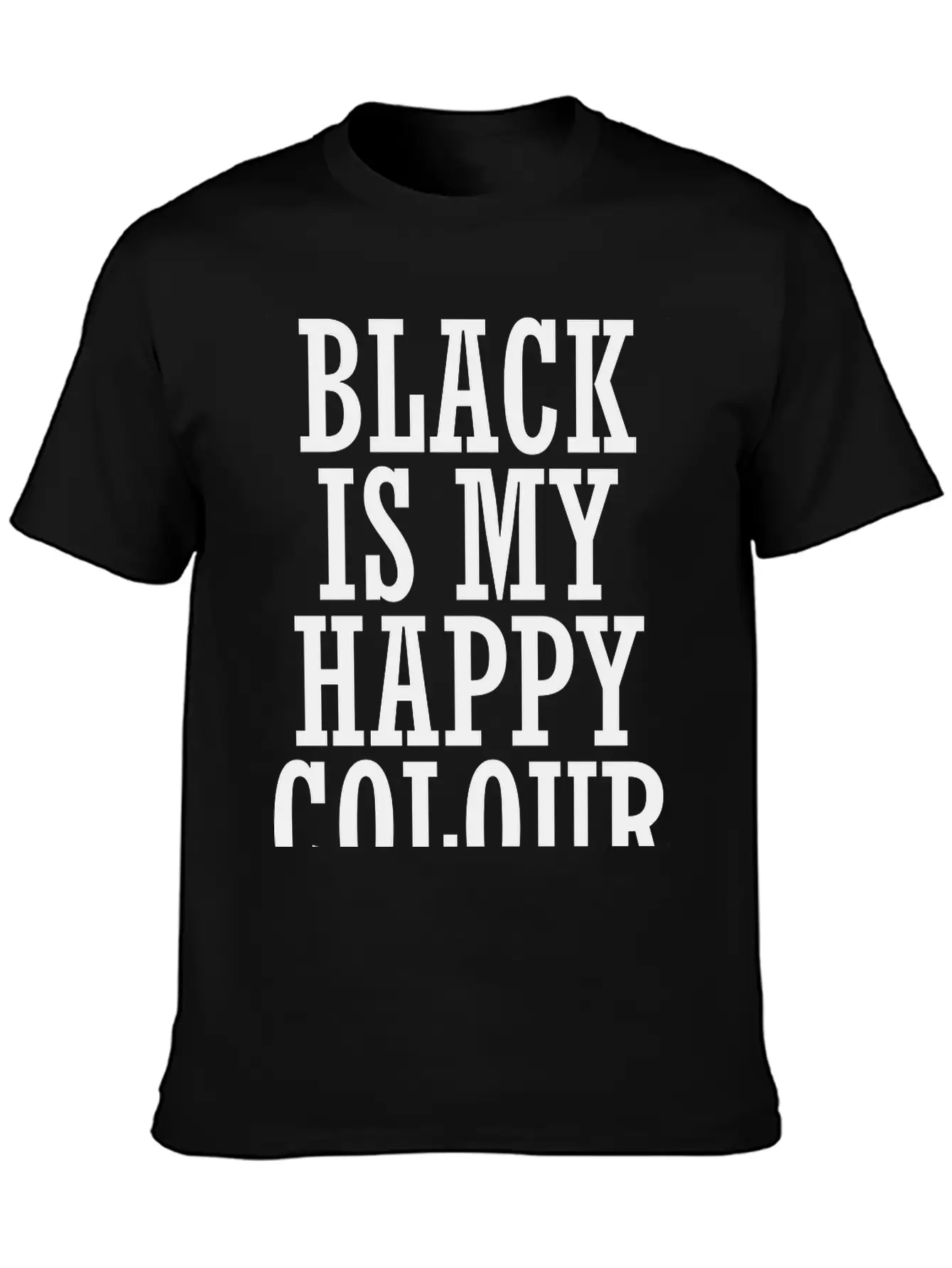Black Unisex Short Sleeve Soft Cotton T-Shirt – Casual Everyday Wear