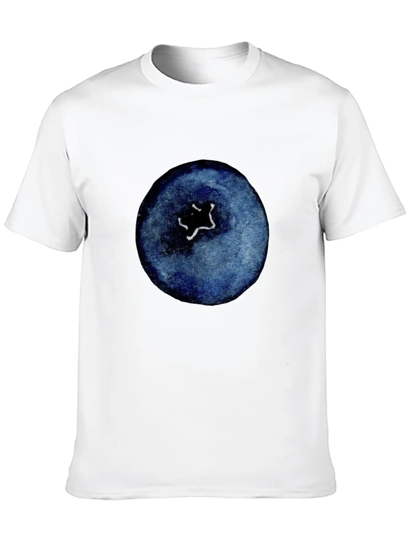 Blackberry Watercolor Essential Unisex Summer Tee – Soft Cotton Casual Fit