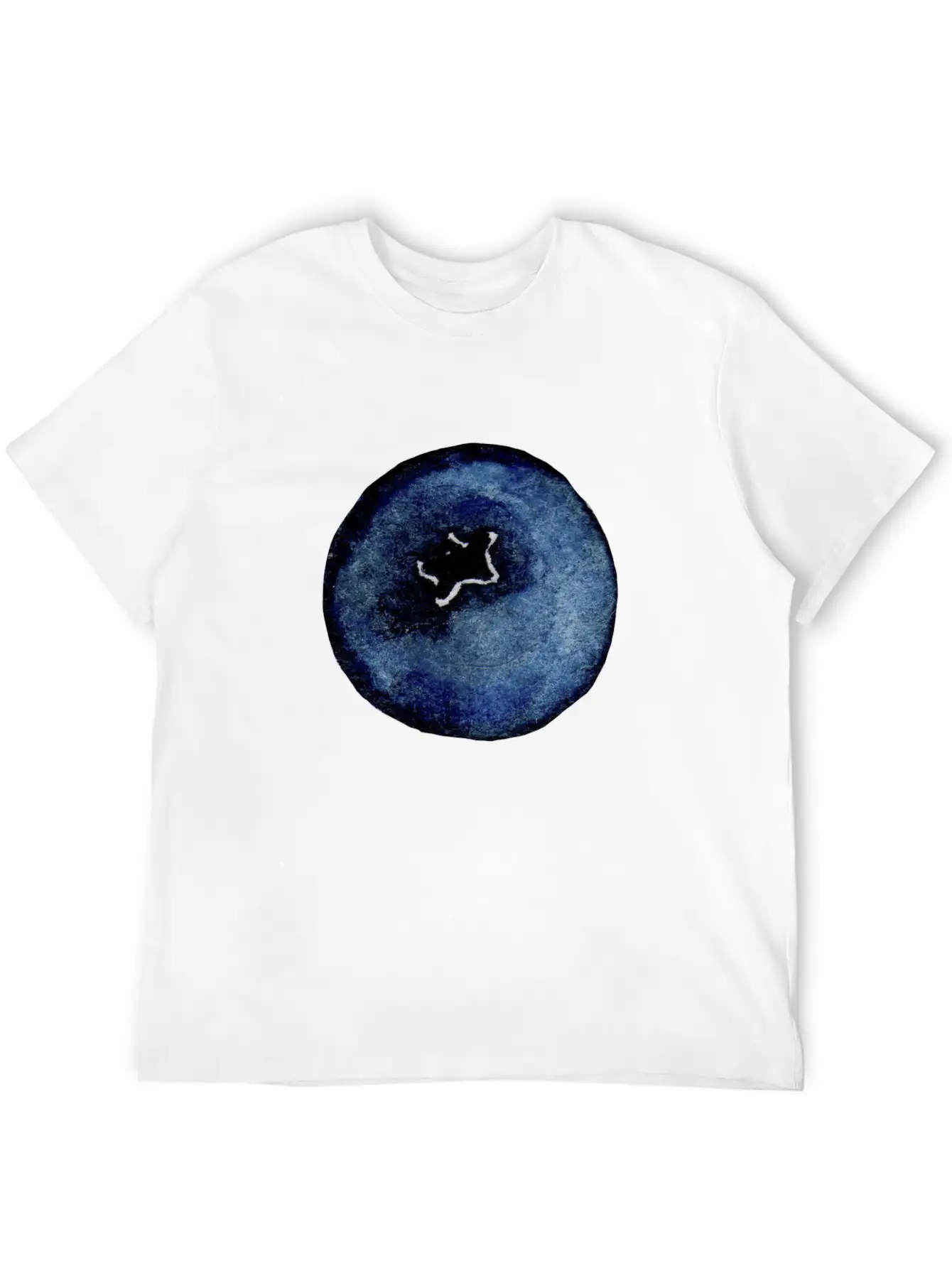Blackberry Watercolor Essential Unisex Summer Tee – Soft Cotton Casual Fit
