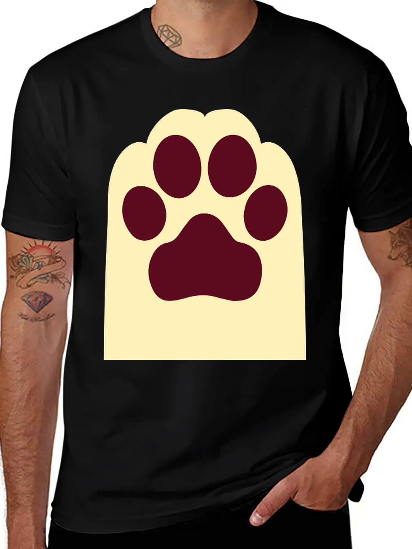 Blank Paw Essential Unisex Summer Tee – Soft Cotton Casual Fit