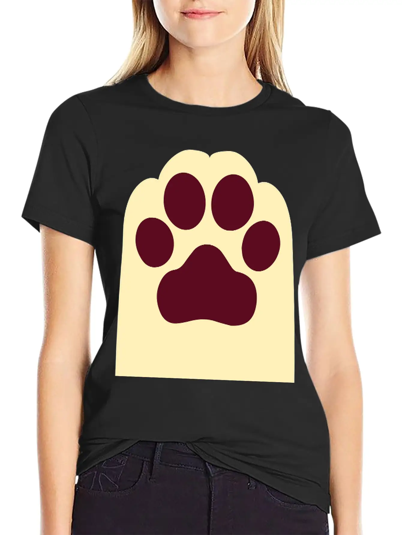Blank Paw Essential Unisex Summer Tee – Soft Cotton Casual Fit