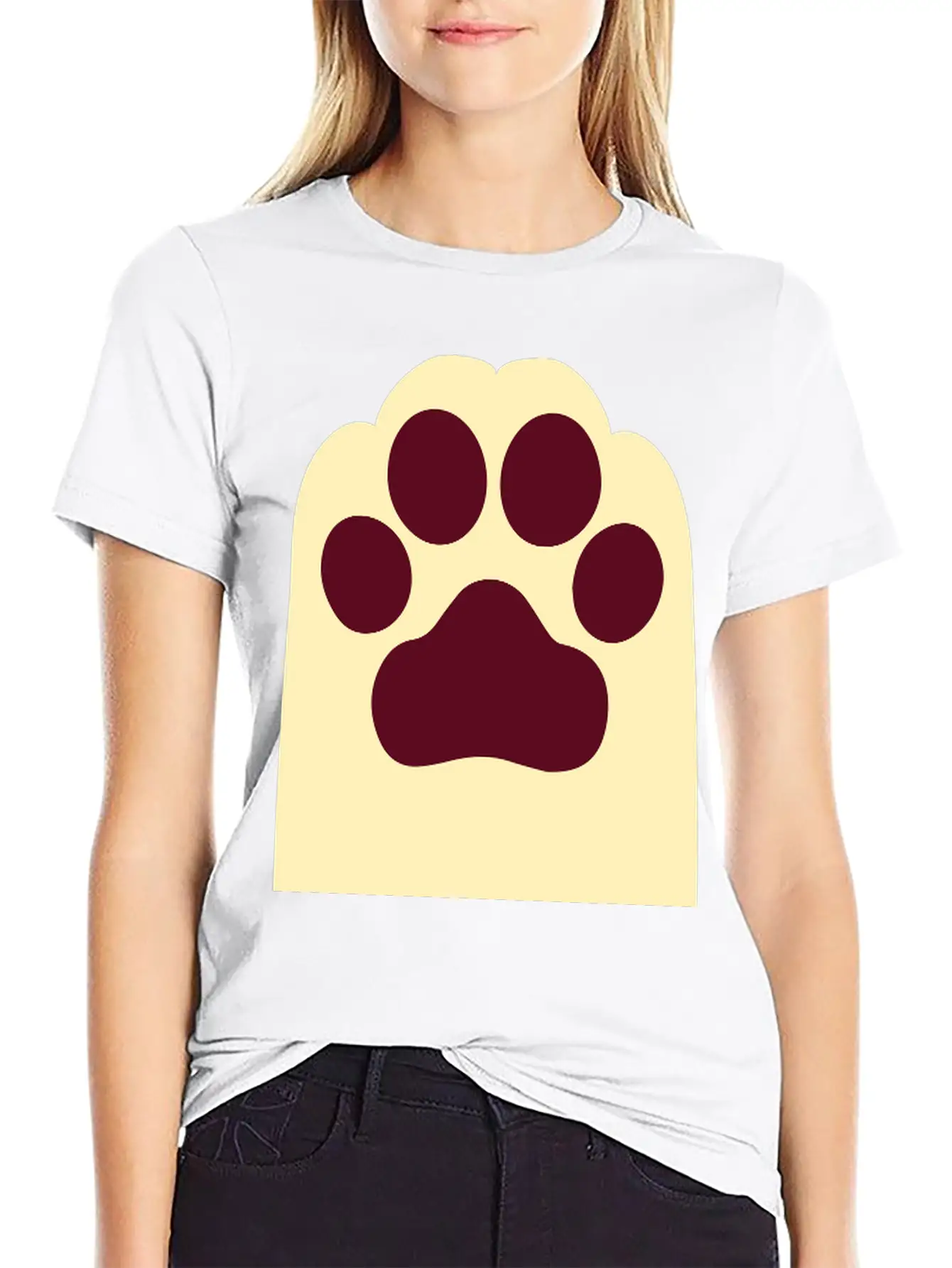 Blank Paw Essential Unisex Summer Tee – Soft Cotton Casual Fit