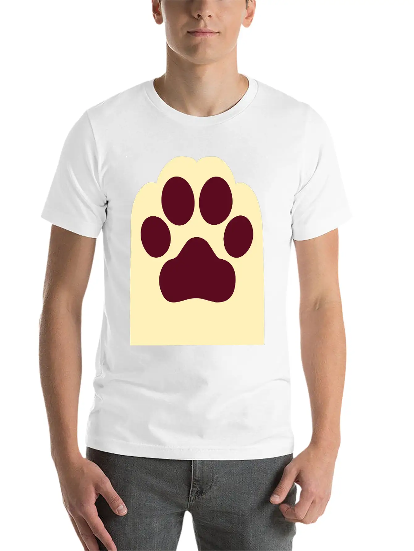 Blank Paw Essential Unisex Summer Tee – Soft Cotton Casual Fit