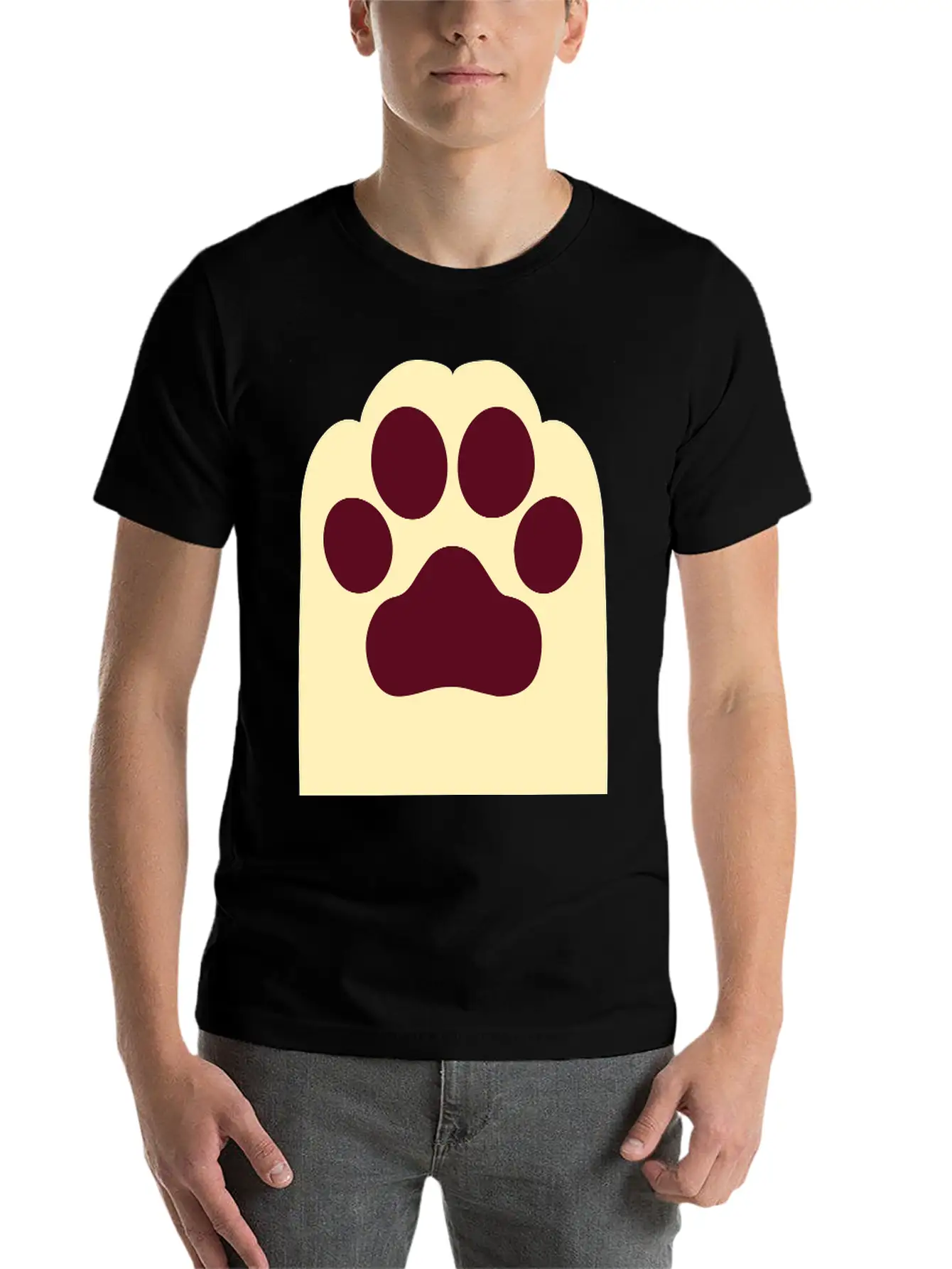 Blank Paw Essential Unisex Summer Tee – Soft Cotton Casual Fit