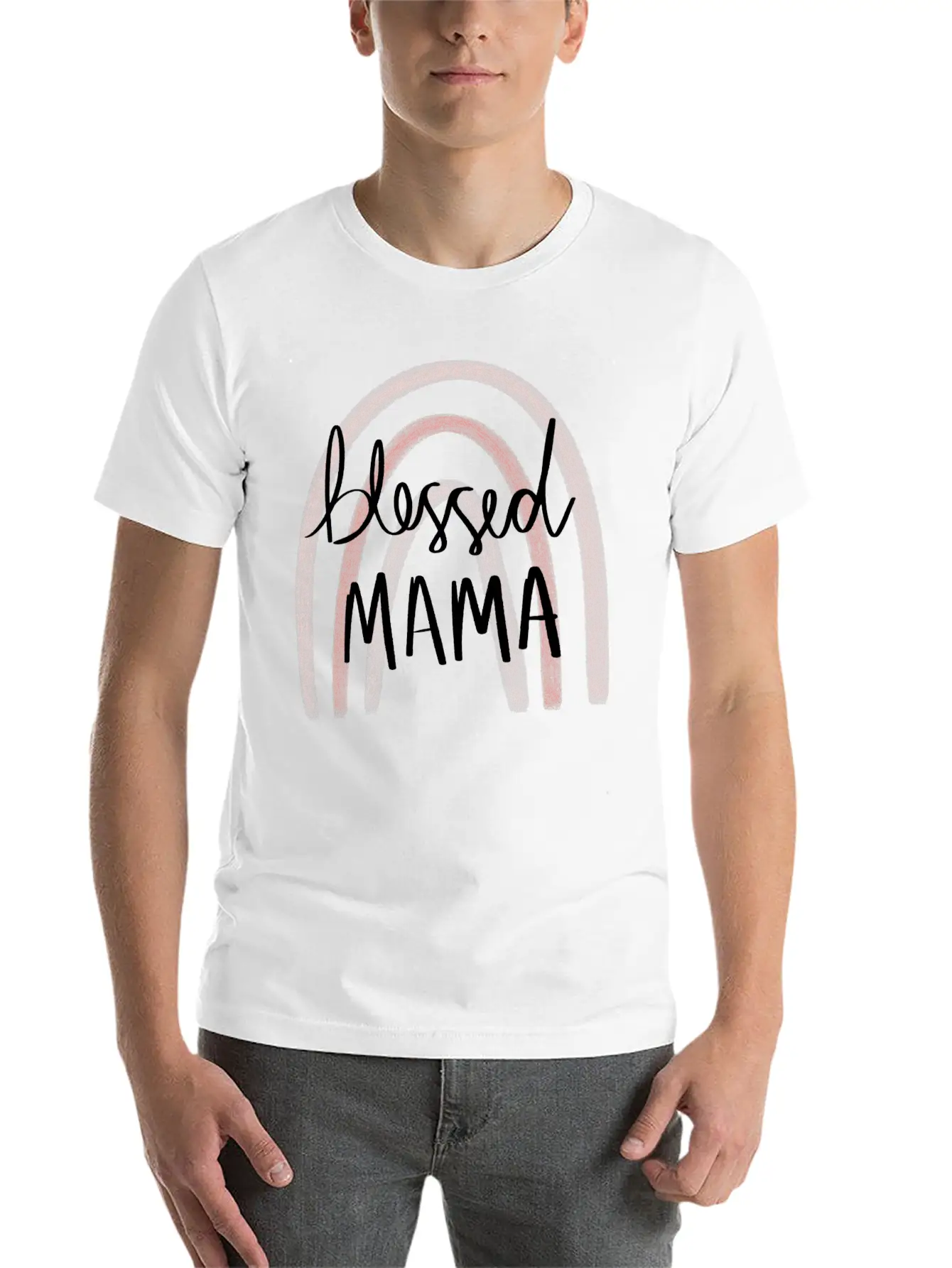 Blessed Mama Timeless Short Sleeve Tee – Comfy And Minimalist Design