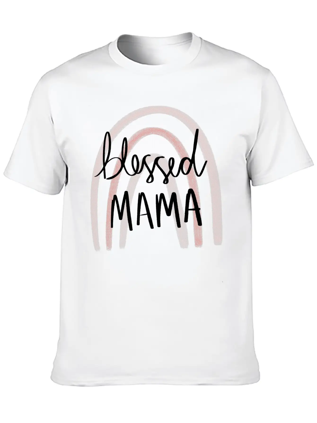 Blessed Mama Timeless Short Sleeve Tee – Comfy And Minimalist Design