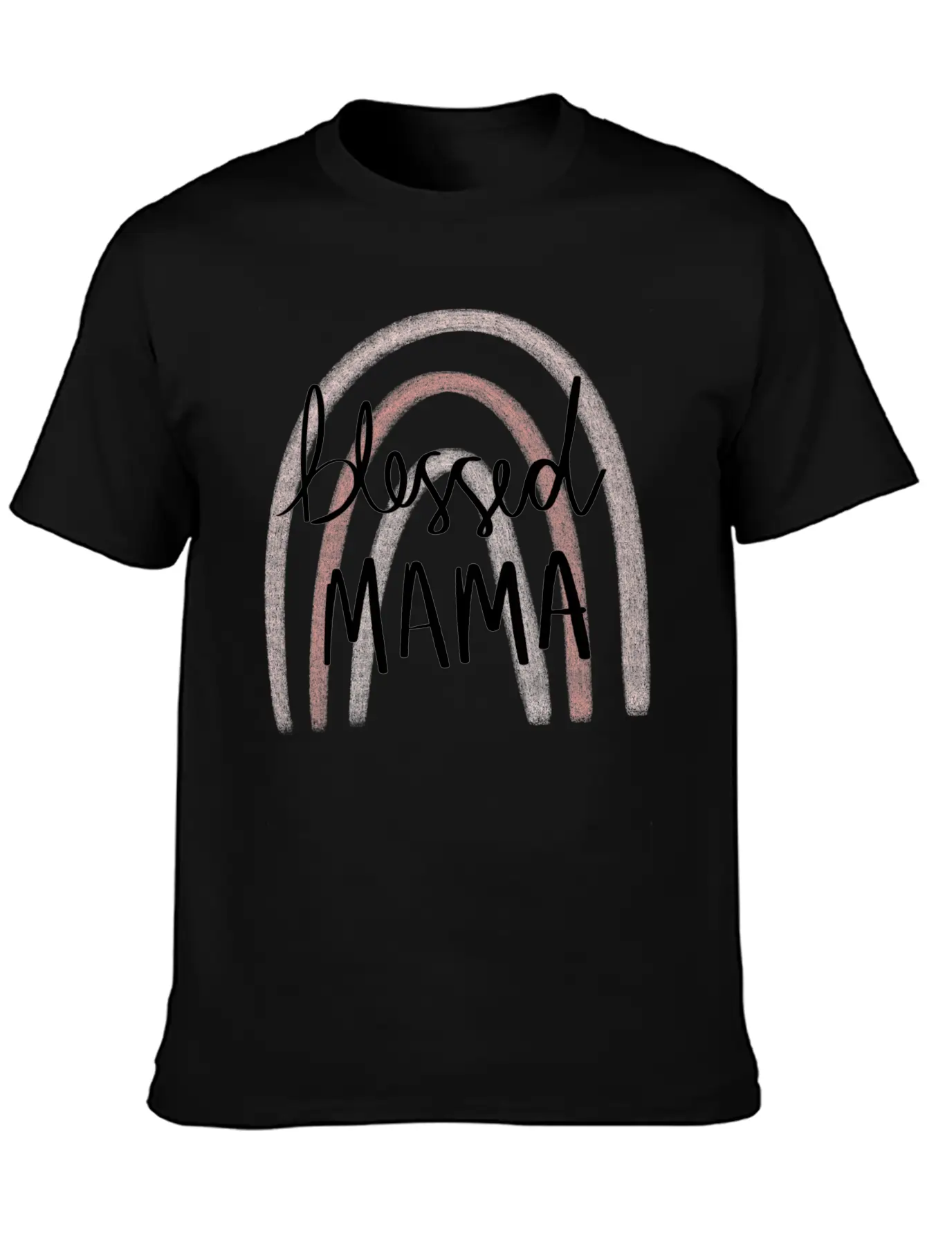 Blessed Mama Timeless Short Sleeve Tee – Comfy And Minimalist Design