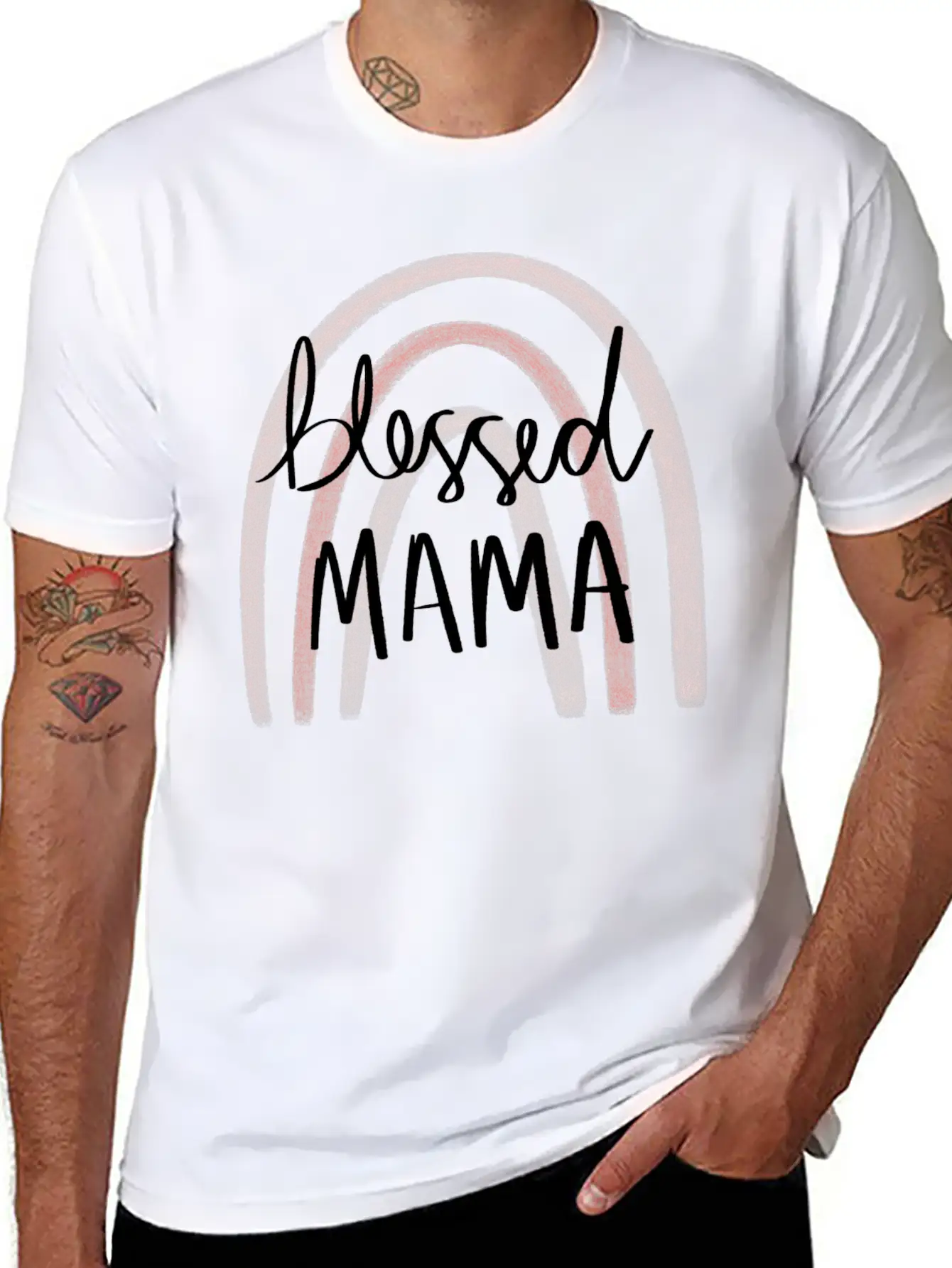 Blessed Mama Timeless Short Sleeve Tee – Comfy And Minimalist Design
