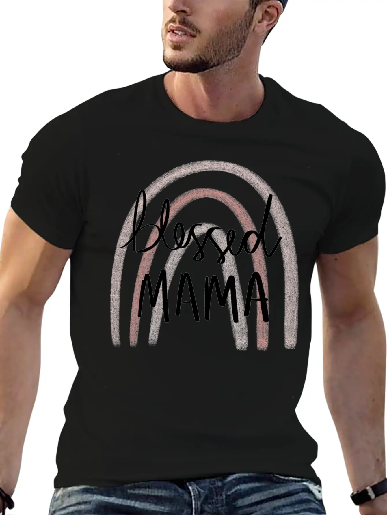 Blessed Mama Timeless Short Sleeve Tee – Comfy And Minimalist Design