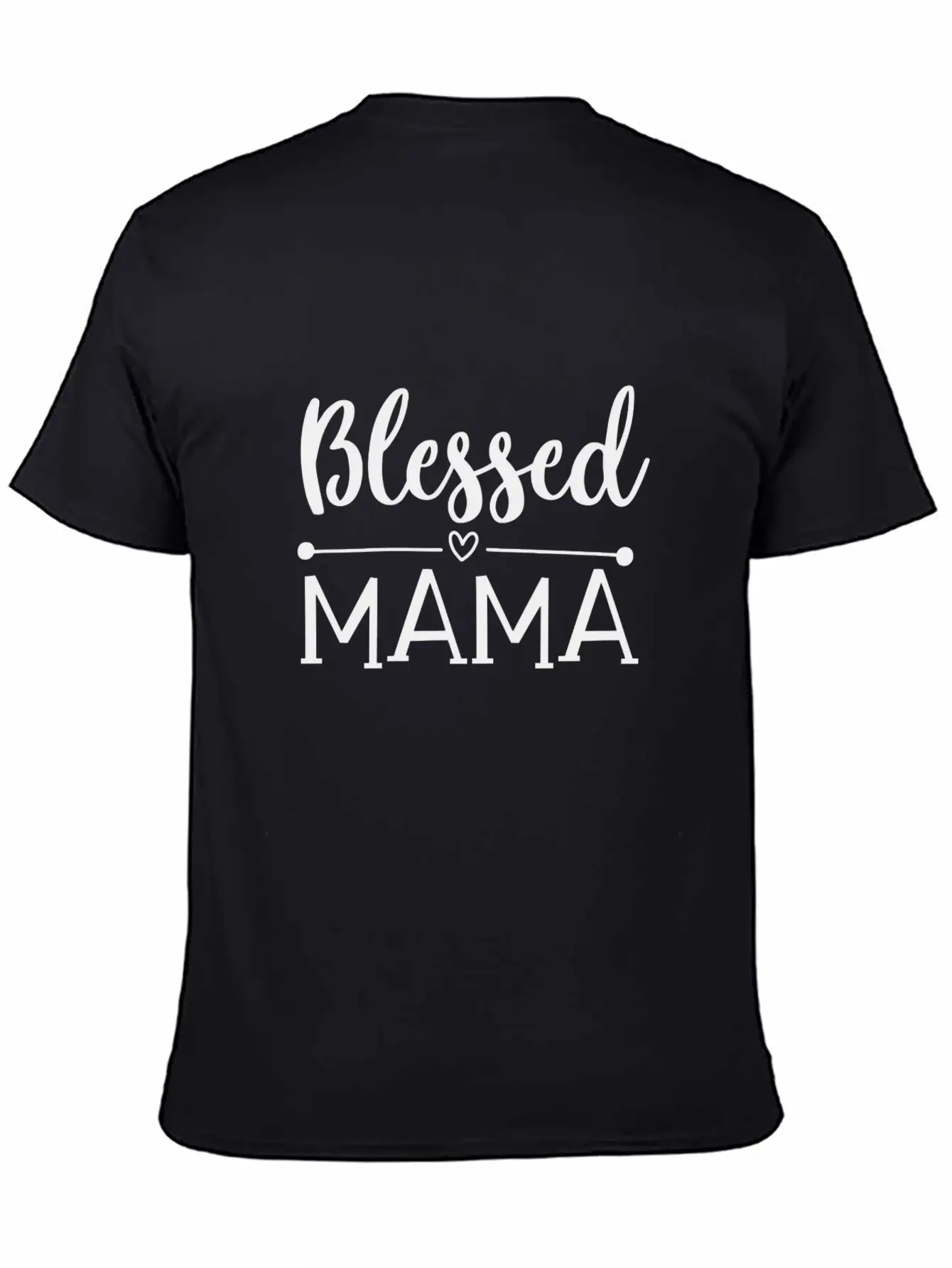 Blessed Mama Unisex Short Sleeve Soft Cotton T-Shirt – Casual Everyday Wear