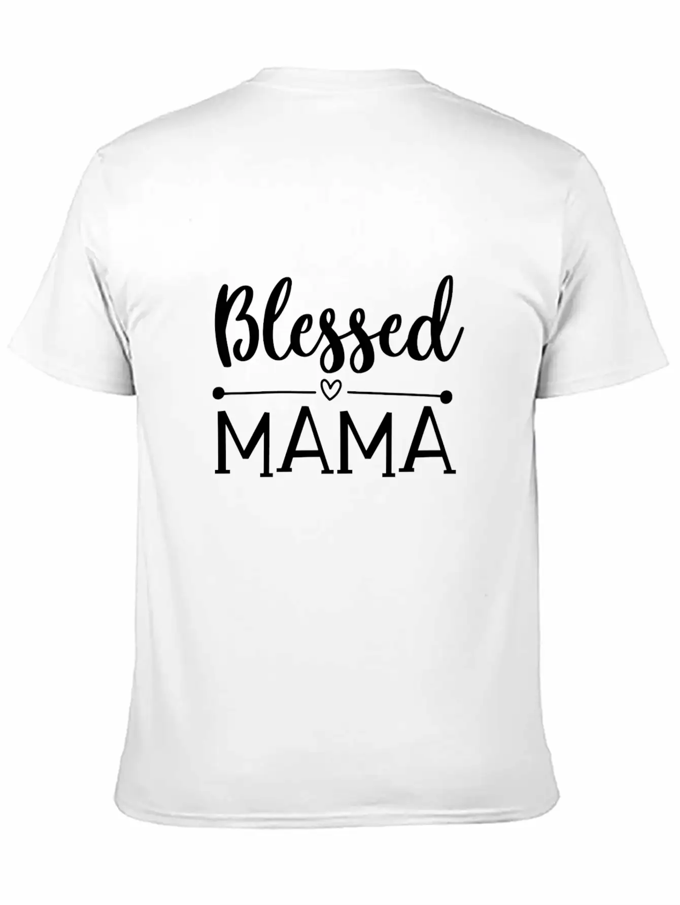 Blessed Mama Unisex Short Sleeve Soft Cotton T-Shirt – Casual Everyday Wear