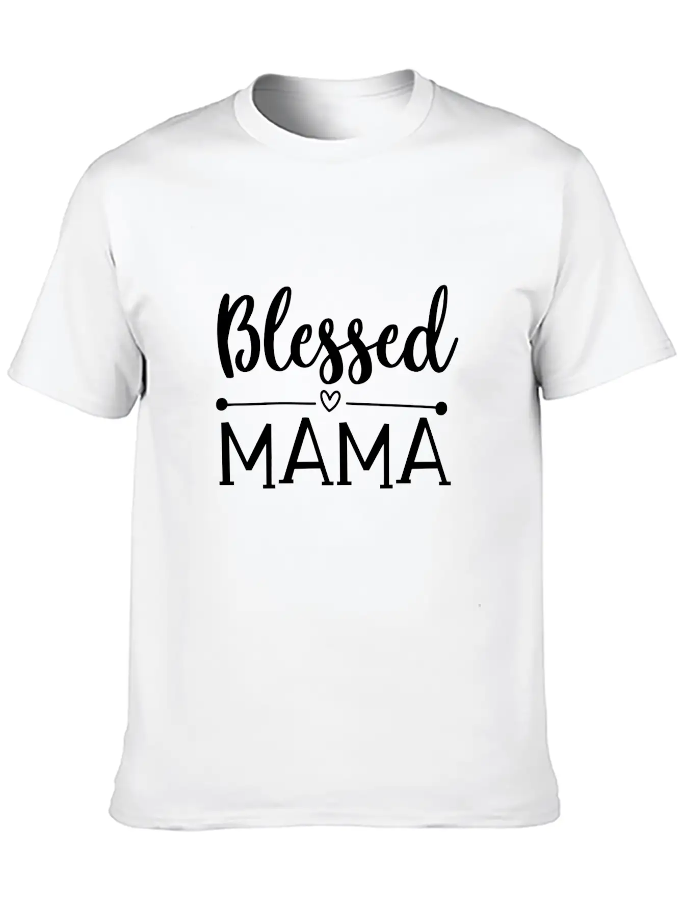 Blessed Mama Unisex Short Sleeve Soft Cotton T-Shirt – Casual Everyday Wear