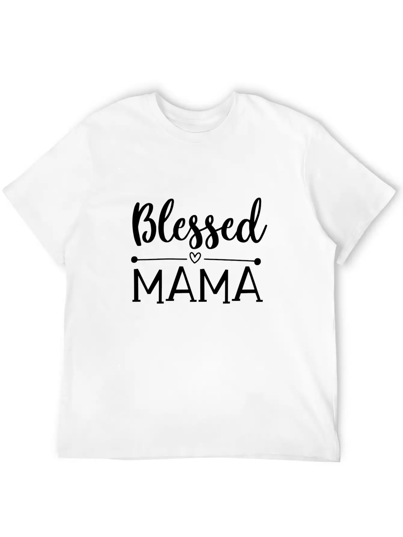 Blessed Mama Unisex Short Sleeve Soft Cotton T-Shirt – Casual Everyday Wear